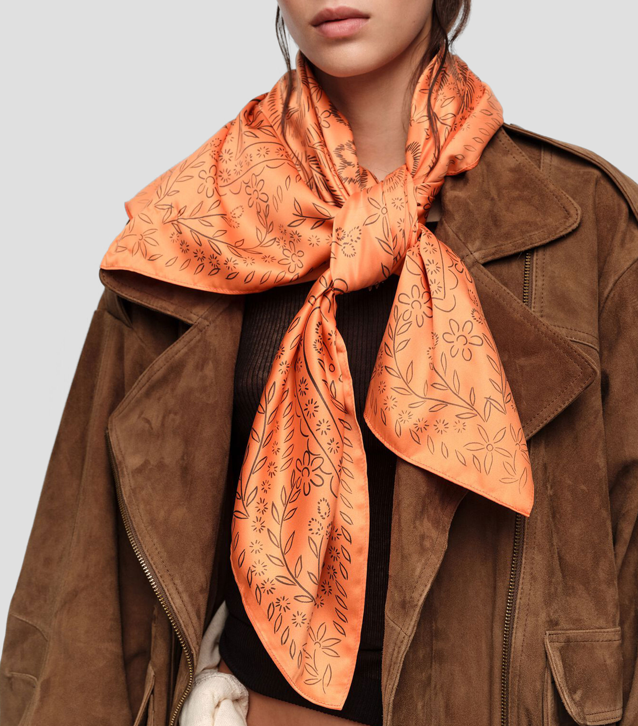 Pañuelo estampado Mujer