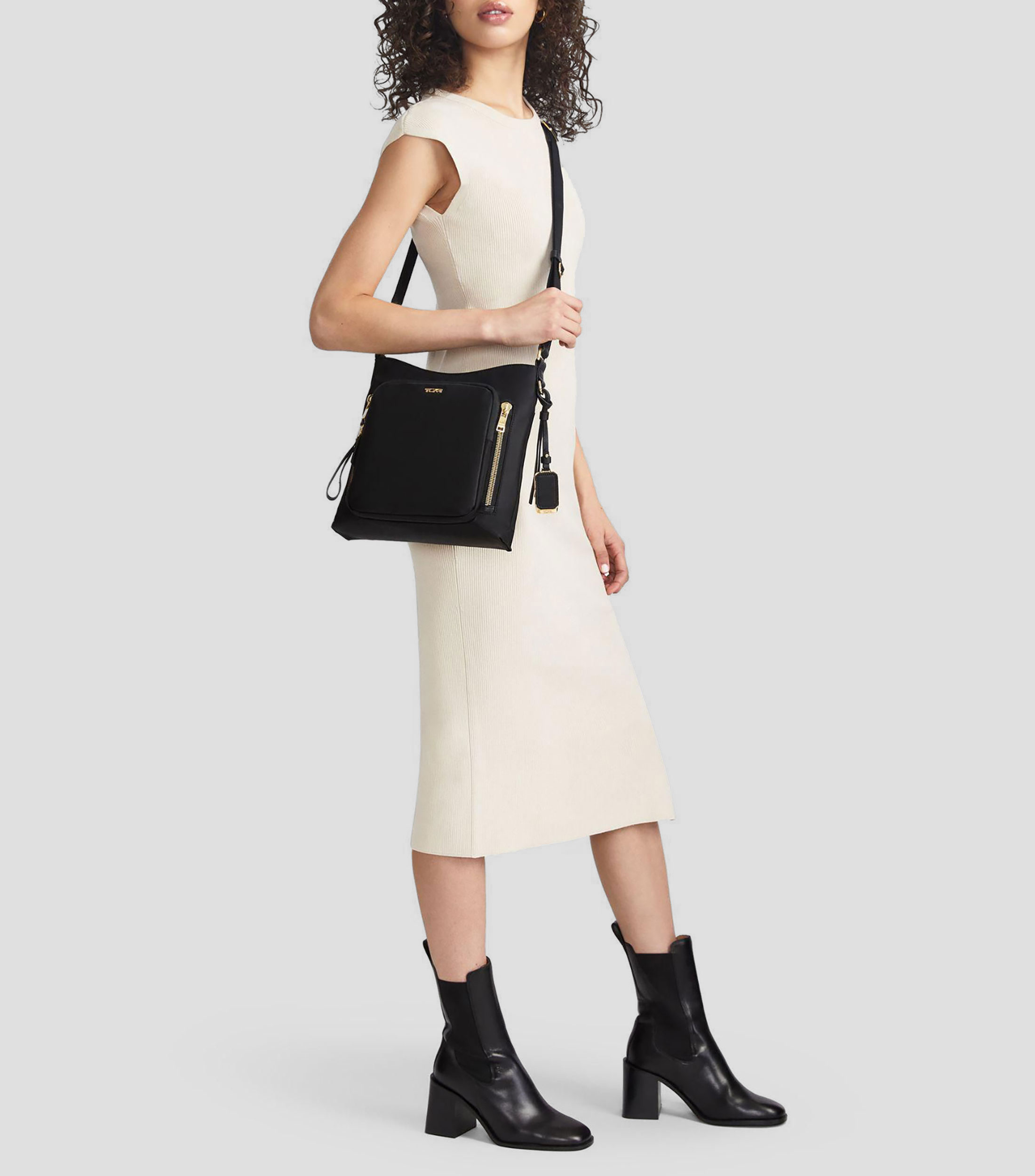 Bolsa Crossbody Gunmetal Tyler Mujer