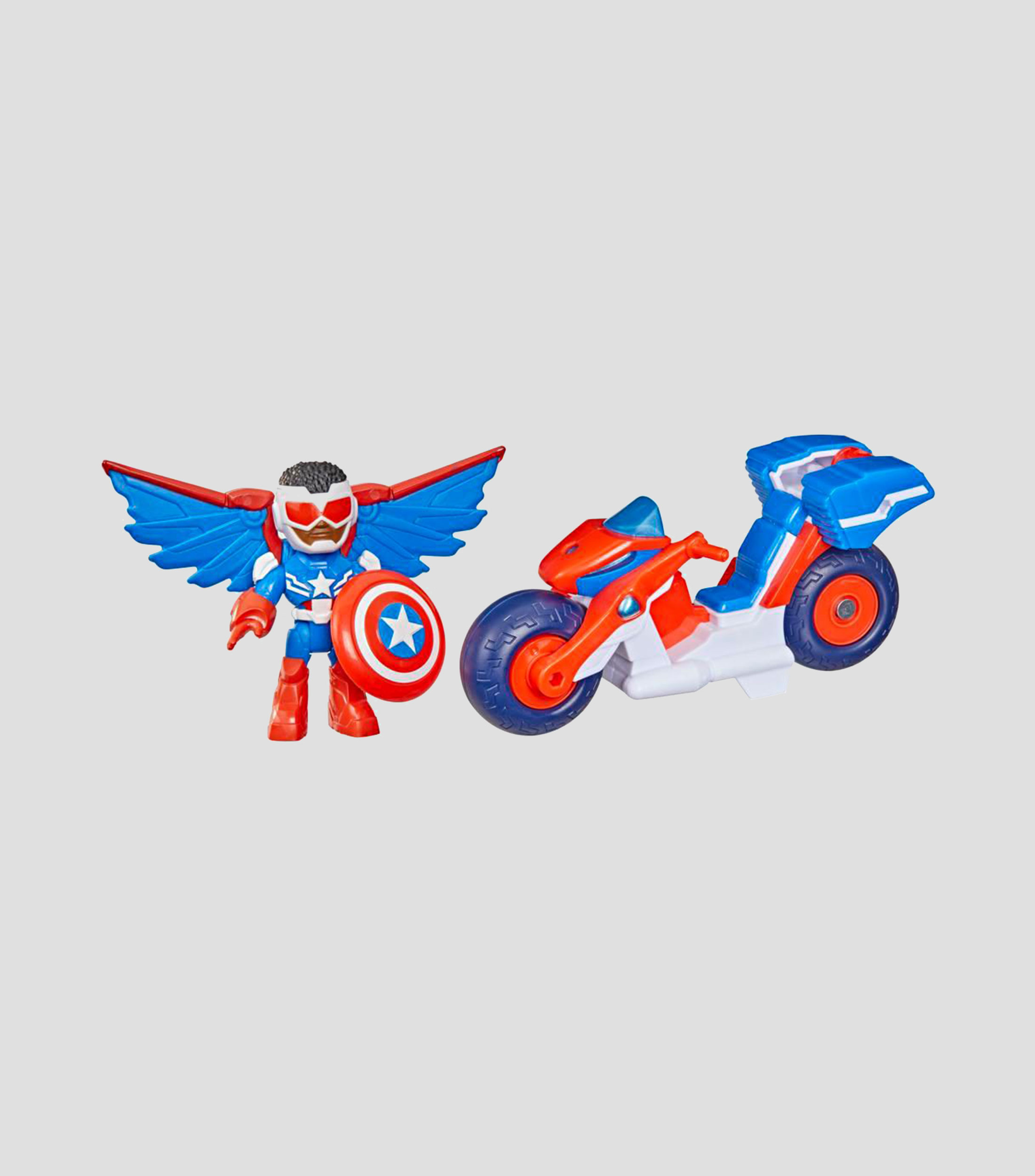 Set Super Moto Captain America Sam Wilson Iron Man and his Awesome Friends