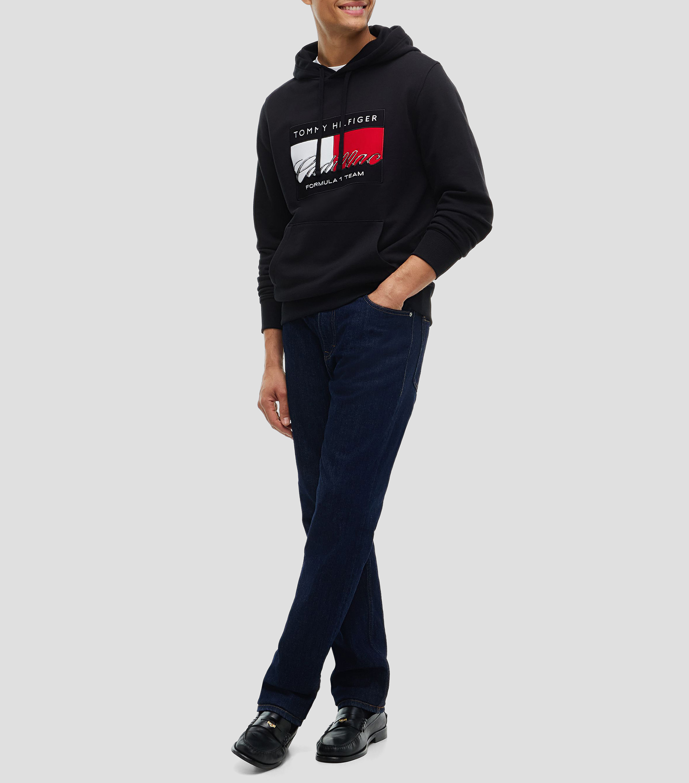 Sudadera con capucha estampado Hombre