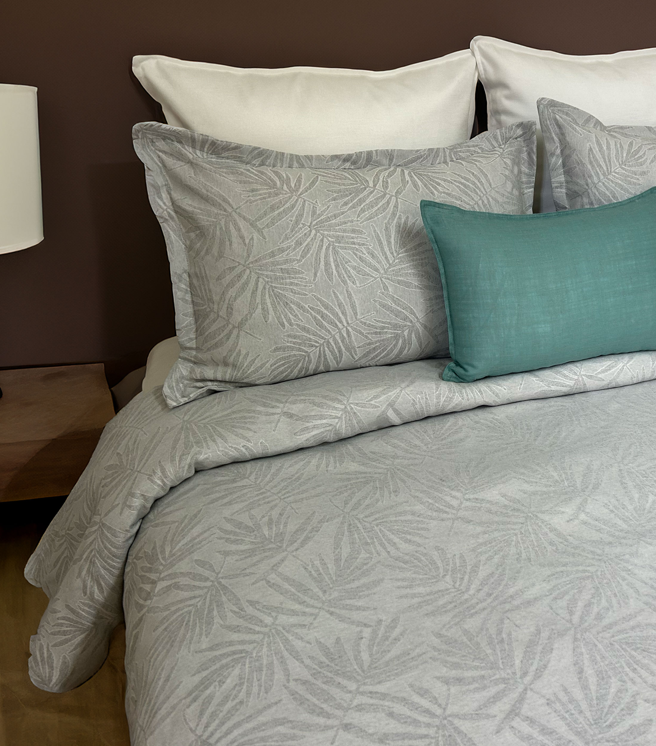 Juego de edredon Matrimonial-Queen Size Ancona Gris
