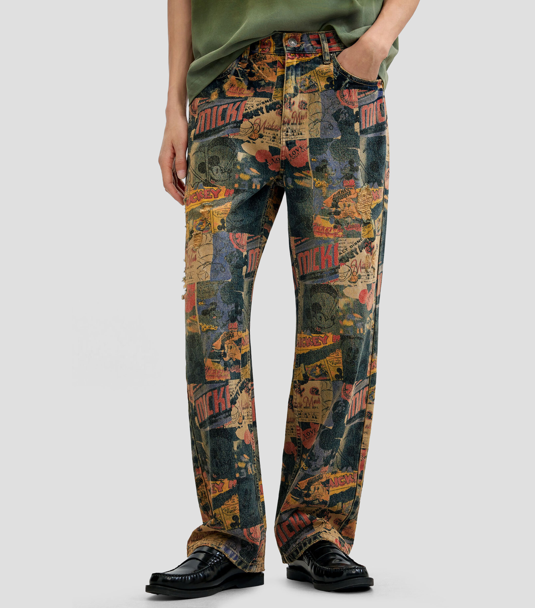Jeans News Mickey recto Hombre