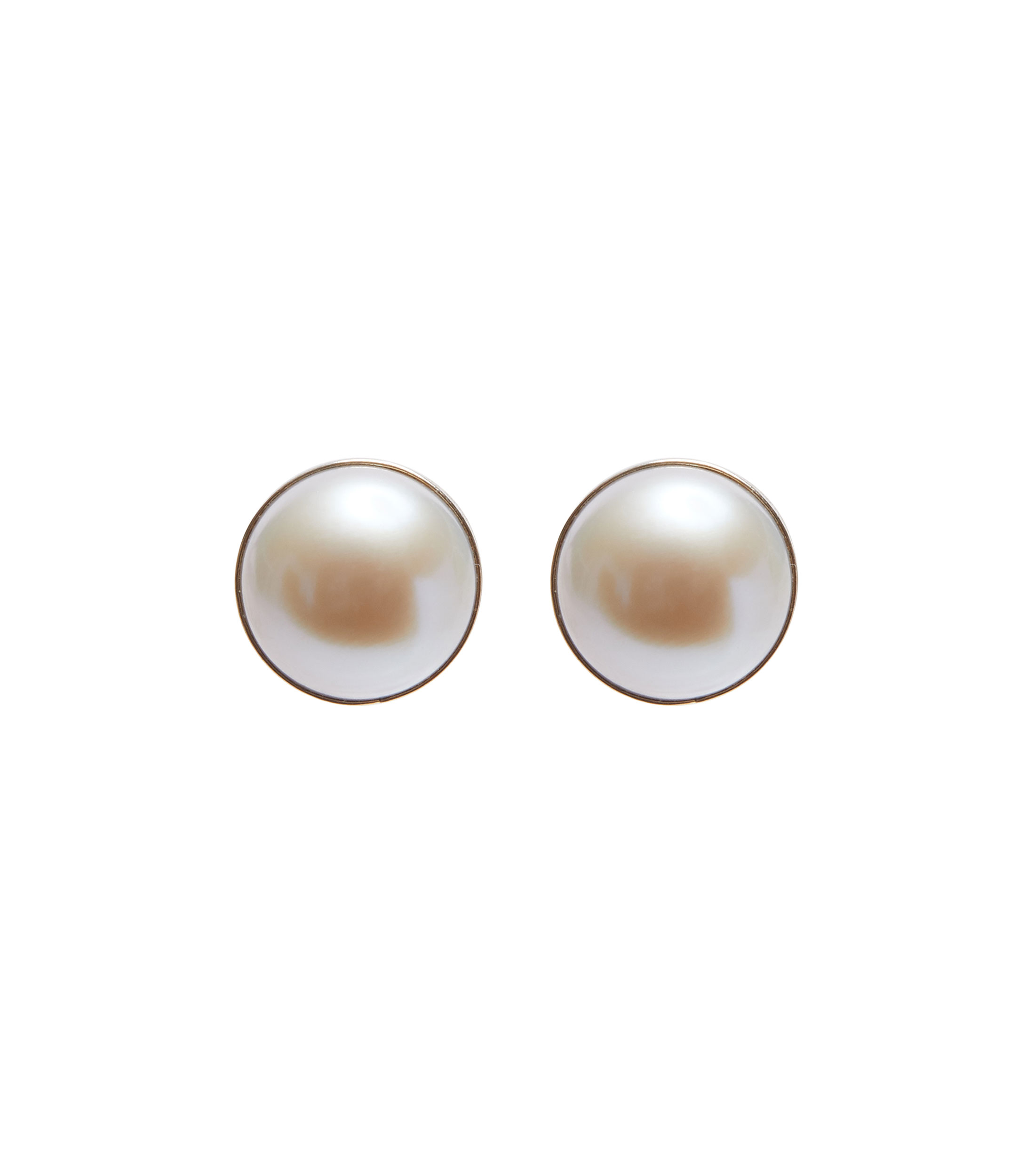 Aretes en plata .925 de perlas Mujer