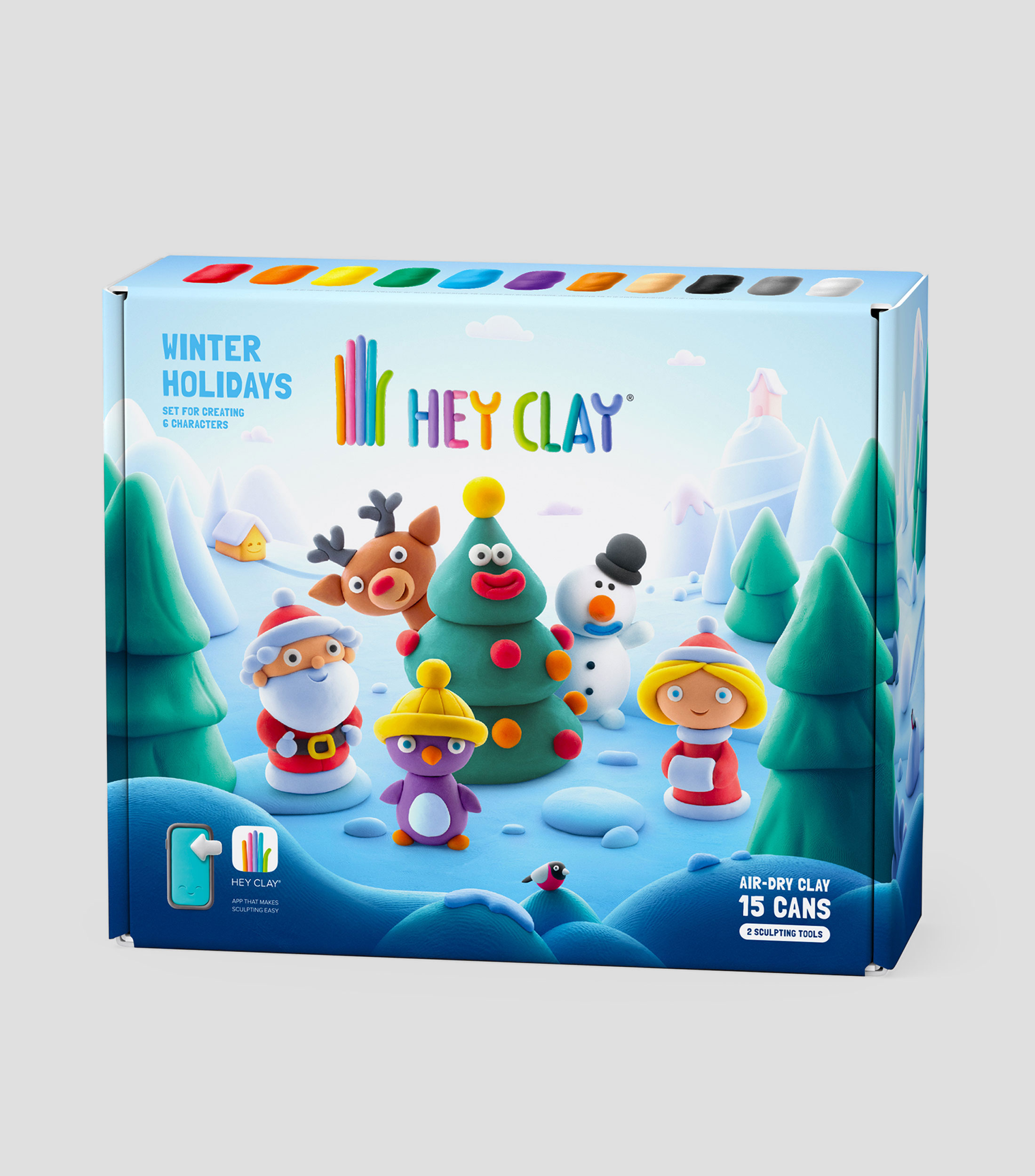 Playset de arcilla Winter Holidays