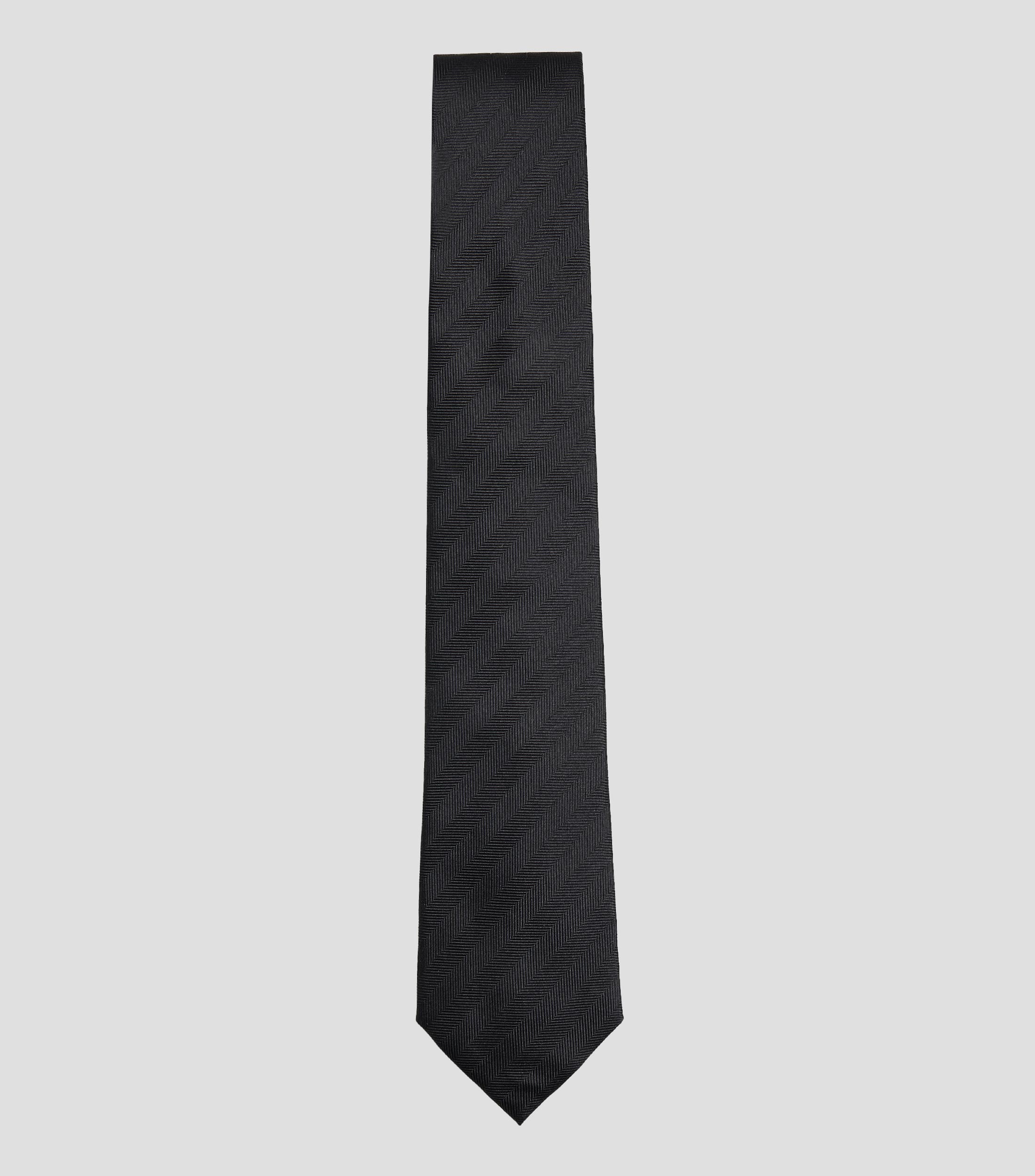 Corbata ancha de seda a rayas