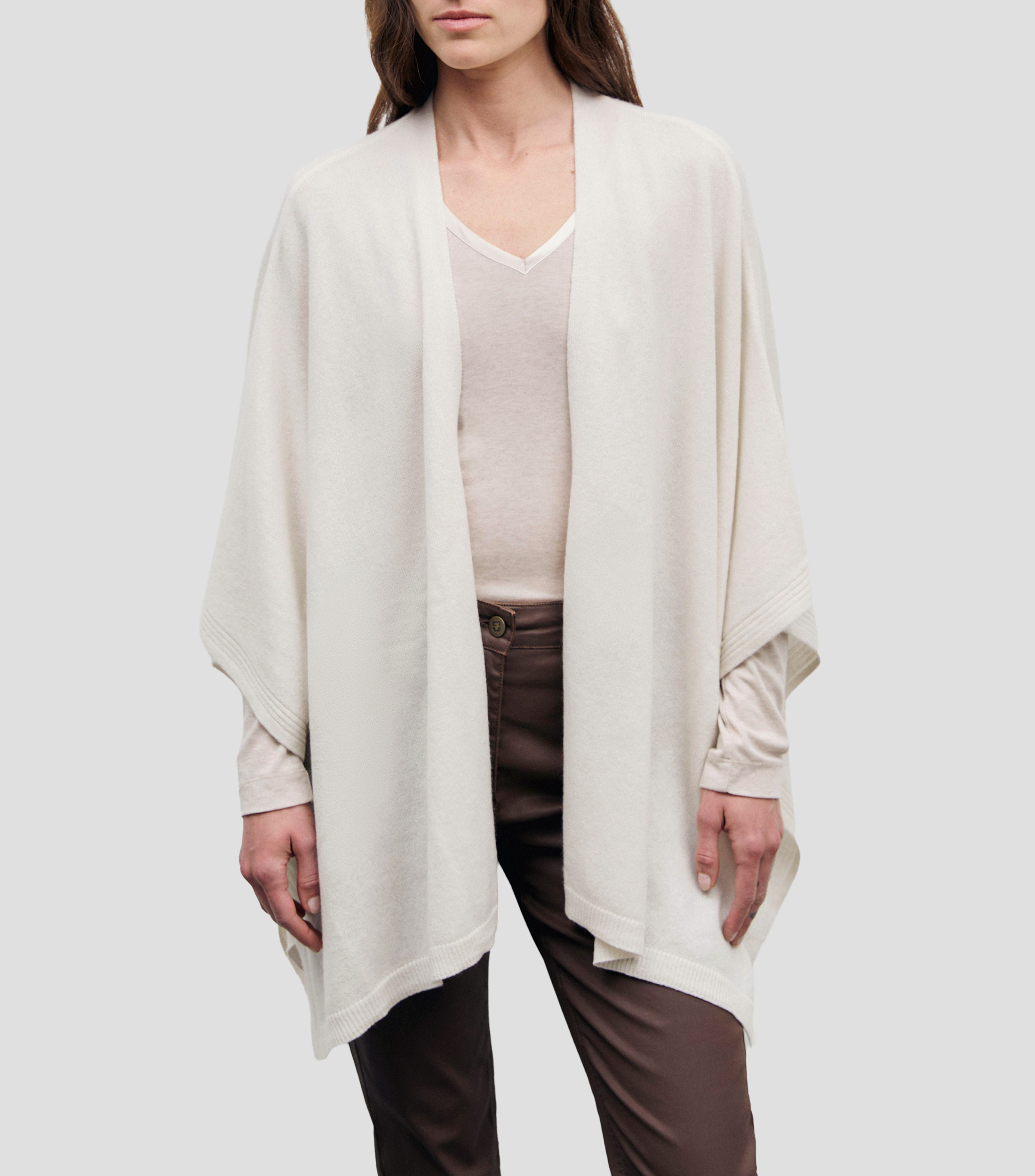 Poncho liso Mujer