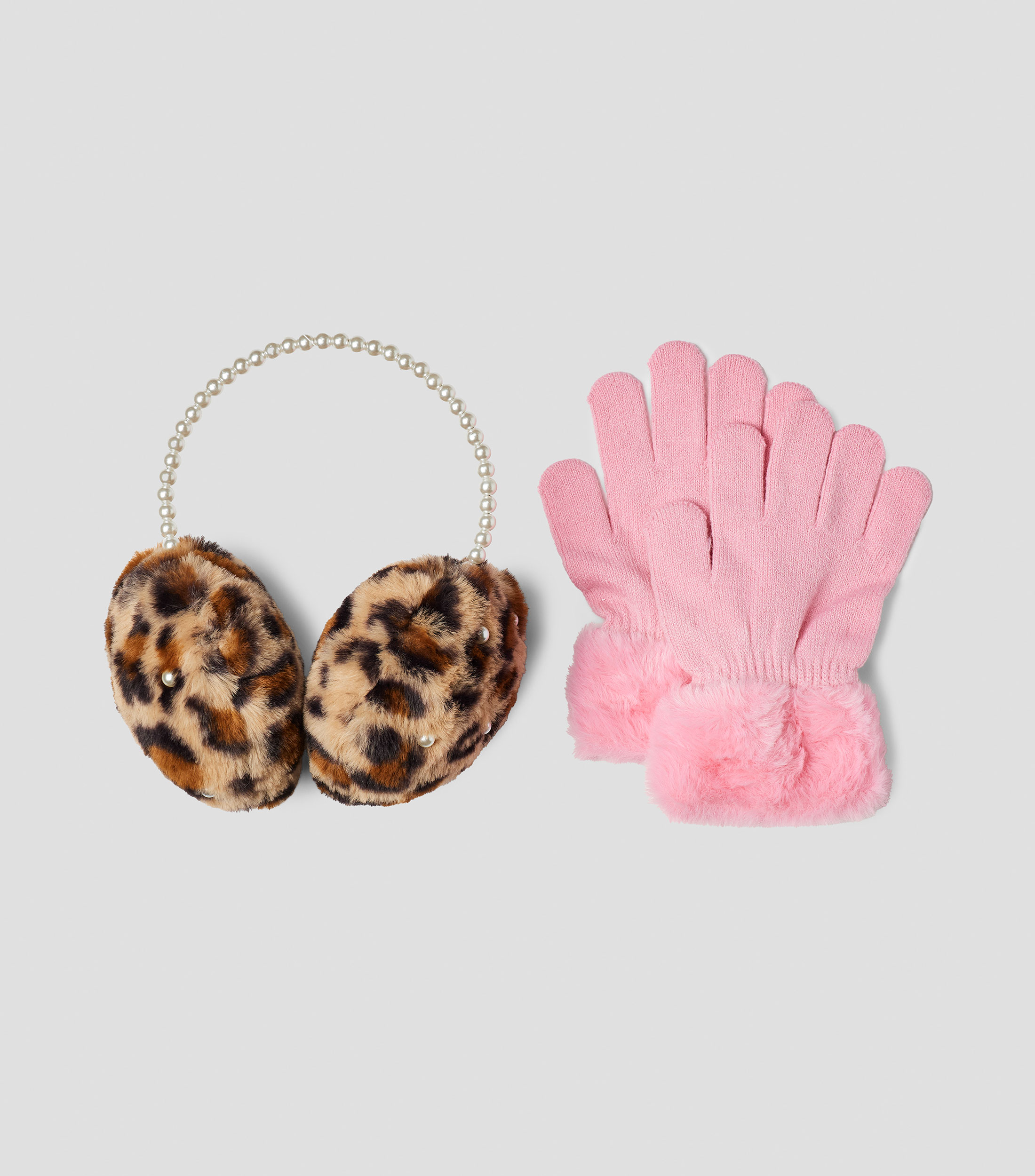 Conjunto 2 piezas orejeras y guantes Niña