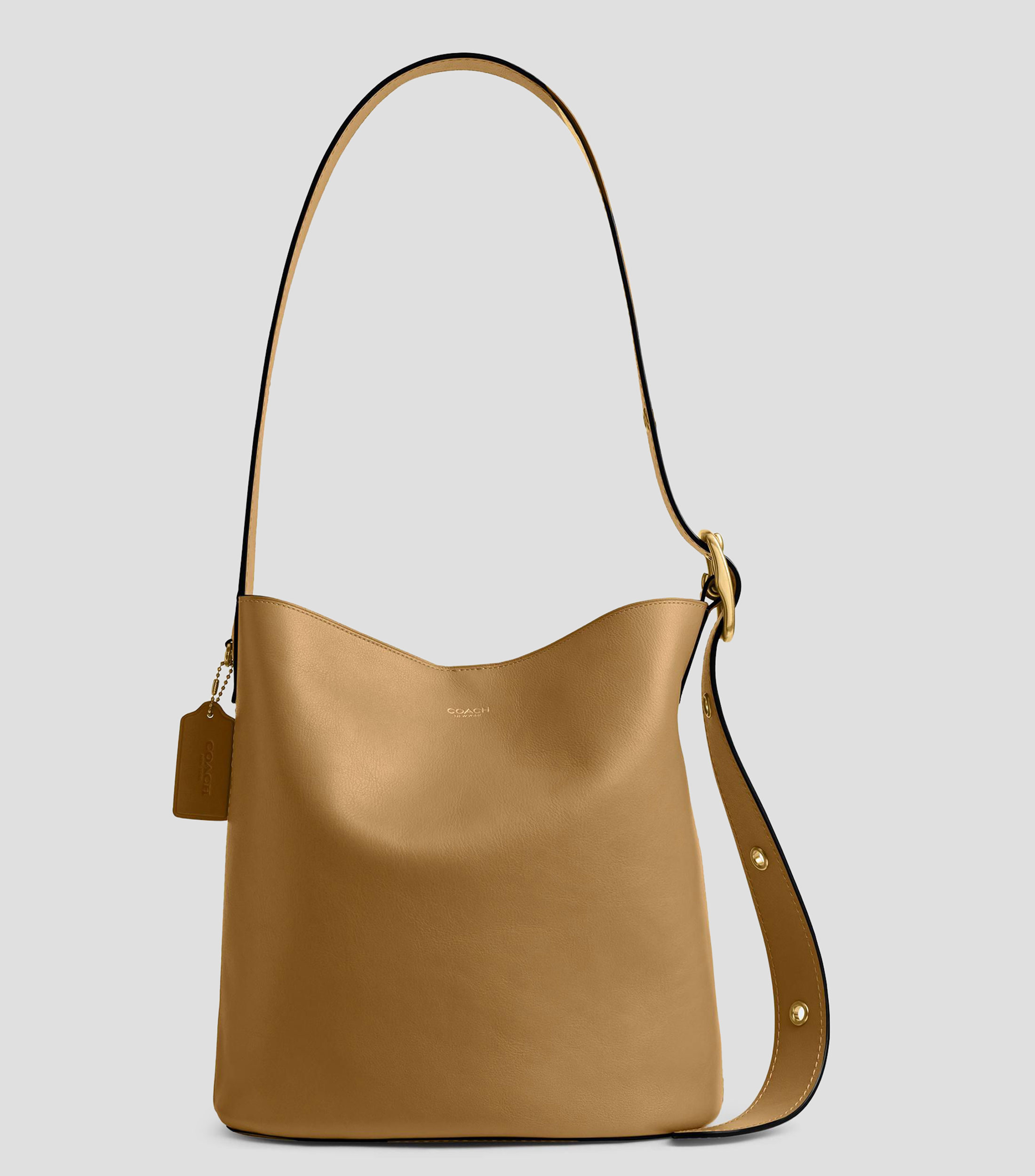 Bolsa shoulder en cuero Bleecker lisa Mujer