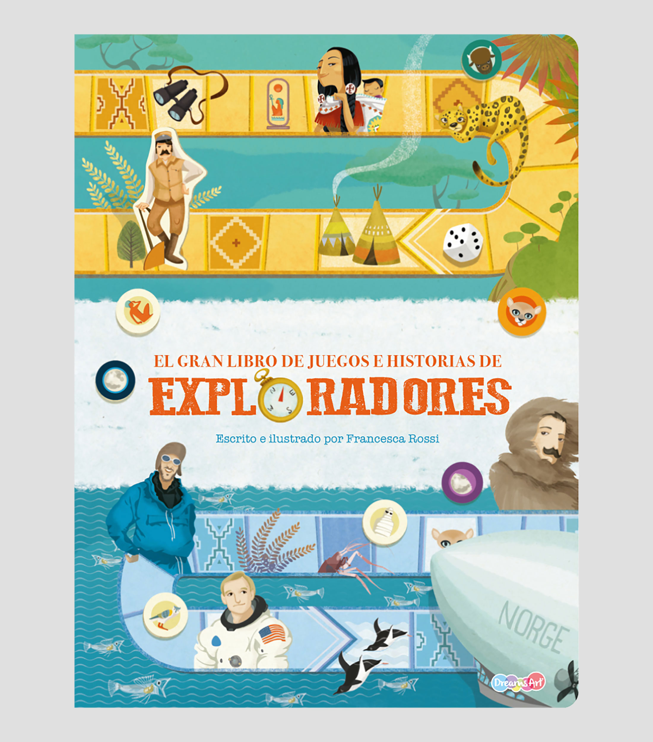 InfantilesEl gran libro de juegos e historias de exploradores, Francesca Rossi