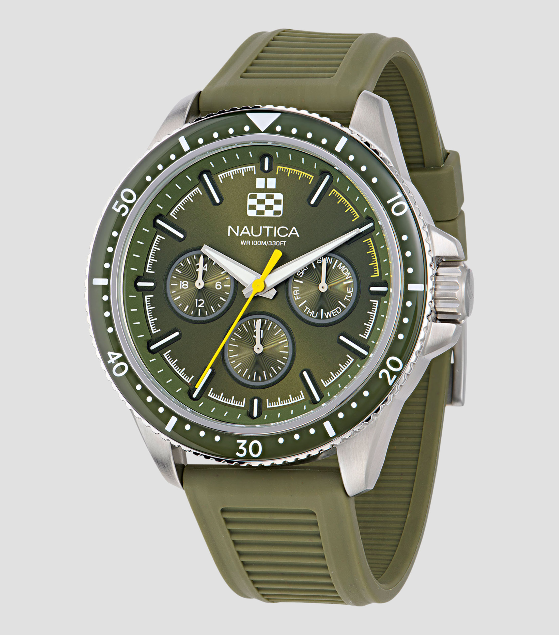 Reloj para Hombre NCT Windrose Casual Verde olivo