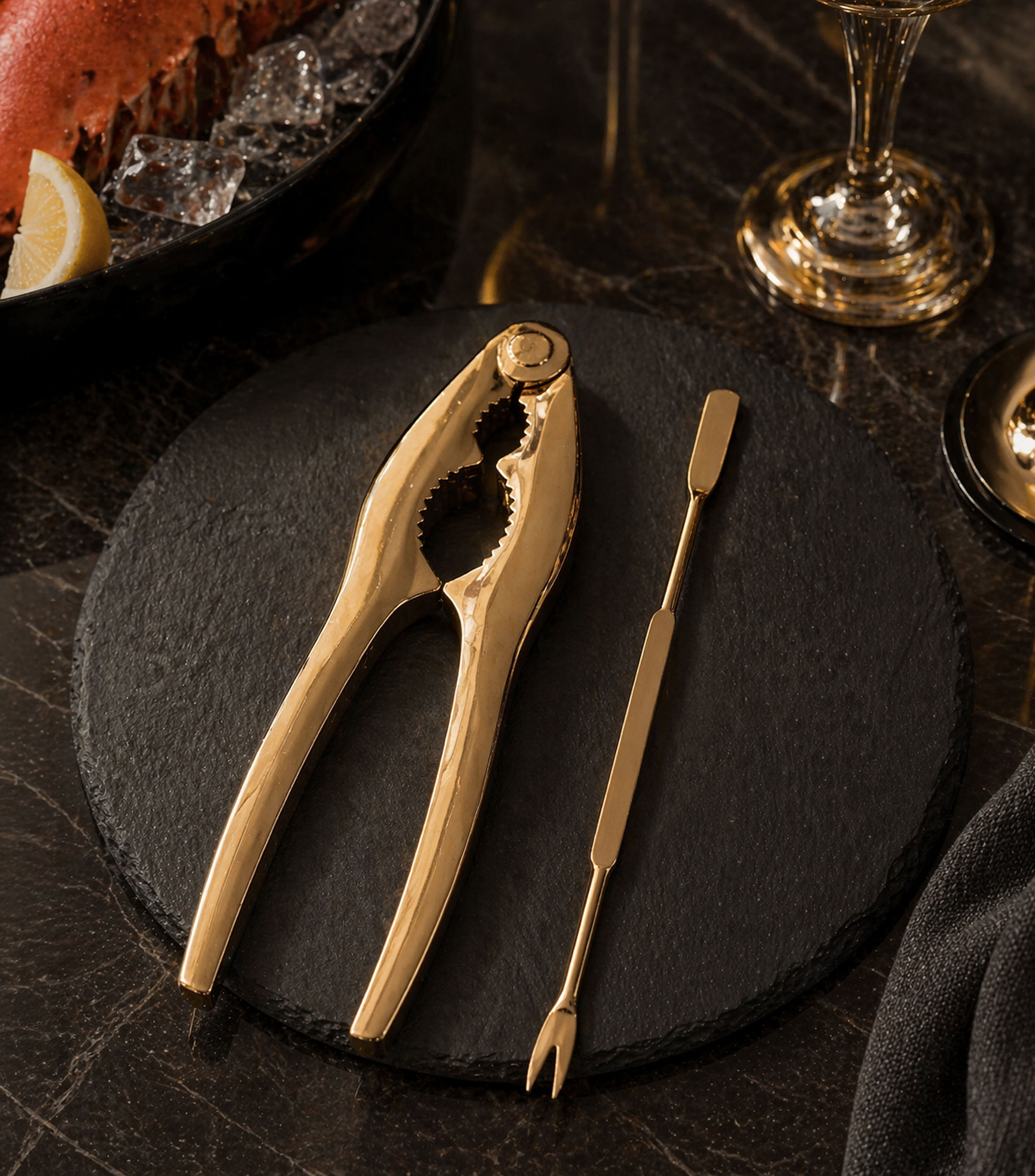 Set de 6 utensilios para mariscos