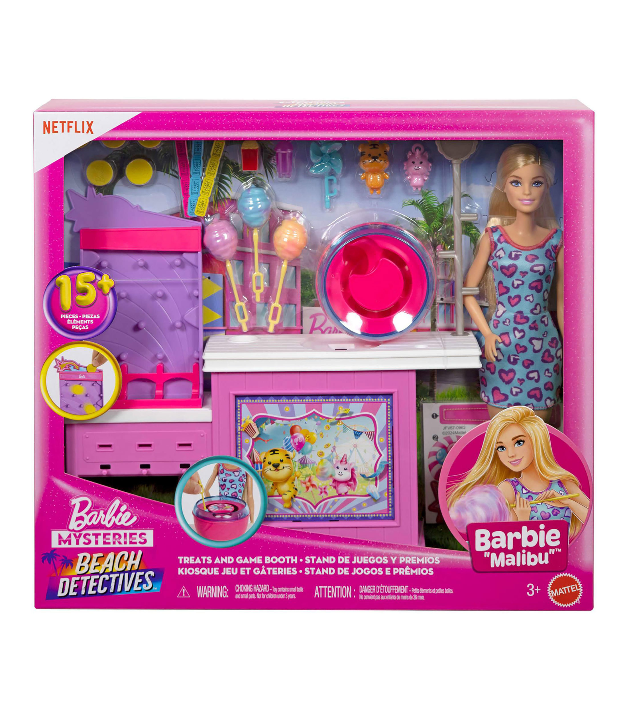 Barbie Set Estacion de Algodon de Azucar