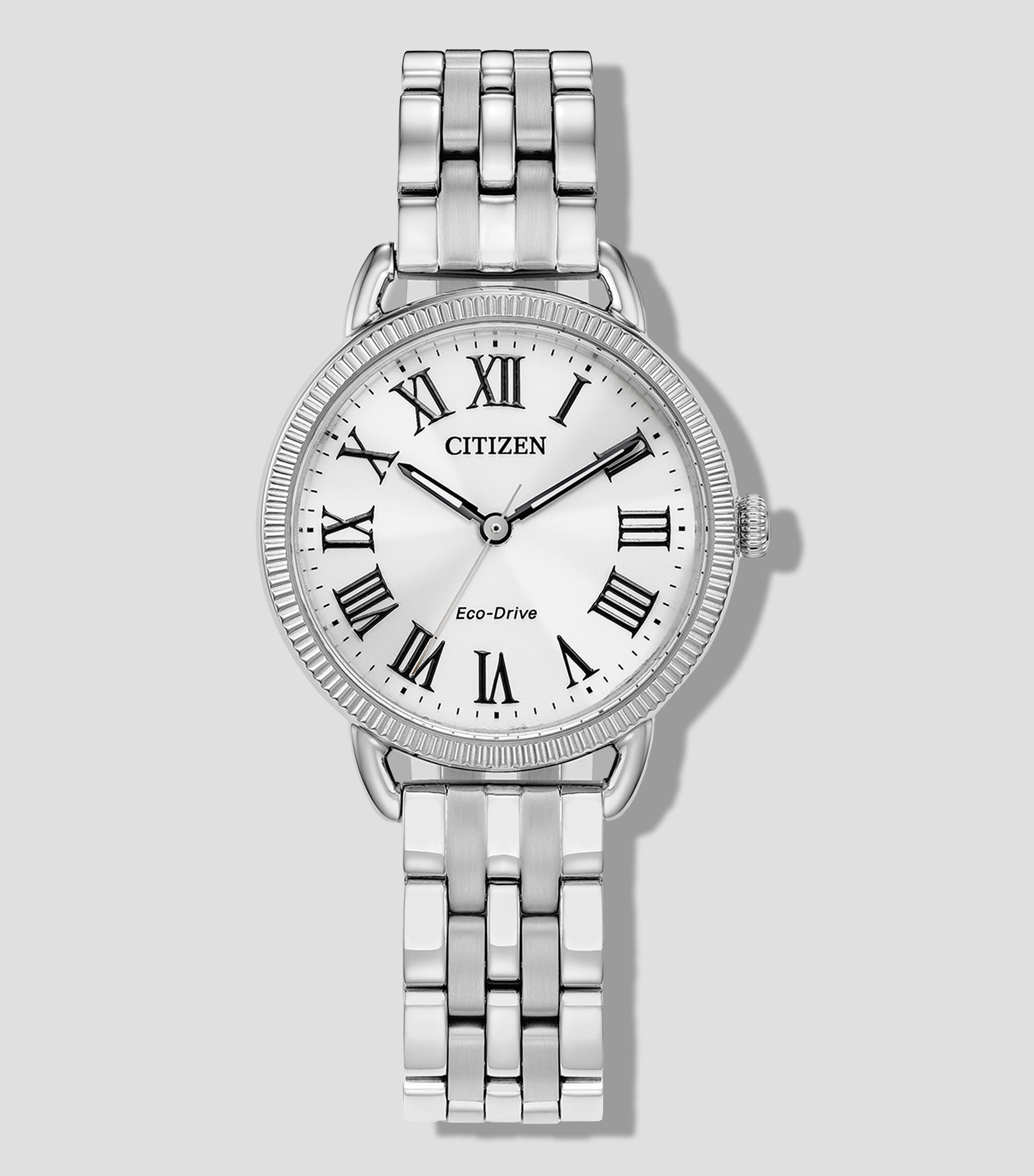 Reloj para Mujer Ladies Coin Edge Casual, Plateado