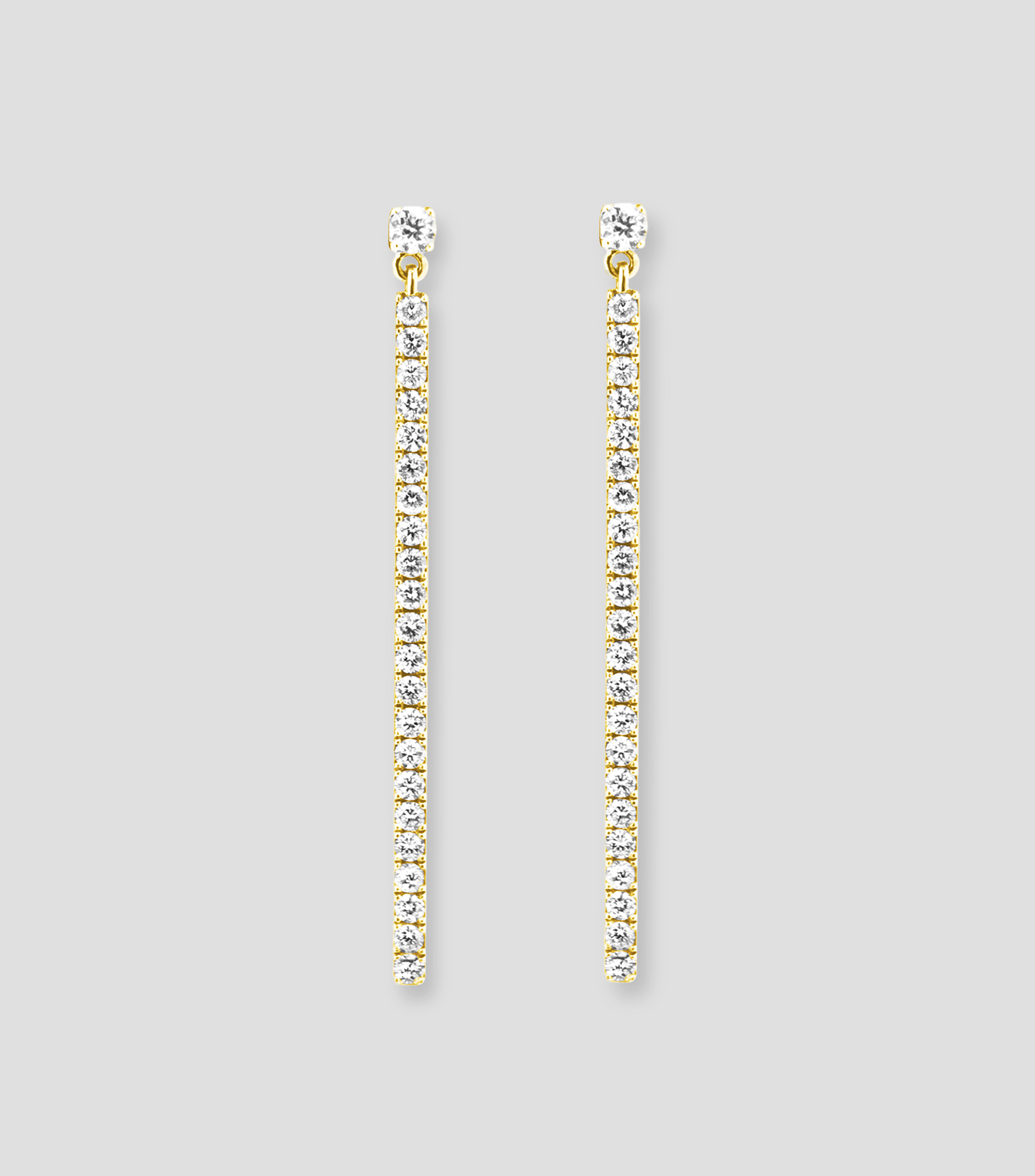 Pendientes en oro amarillo 18 Kts Gatsby Mujer