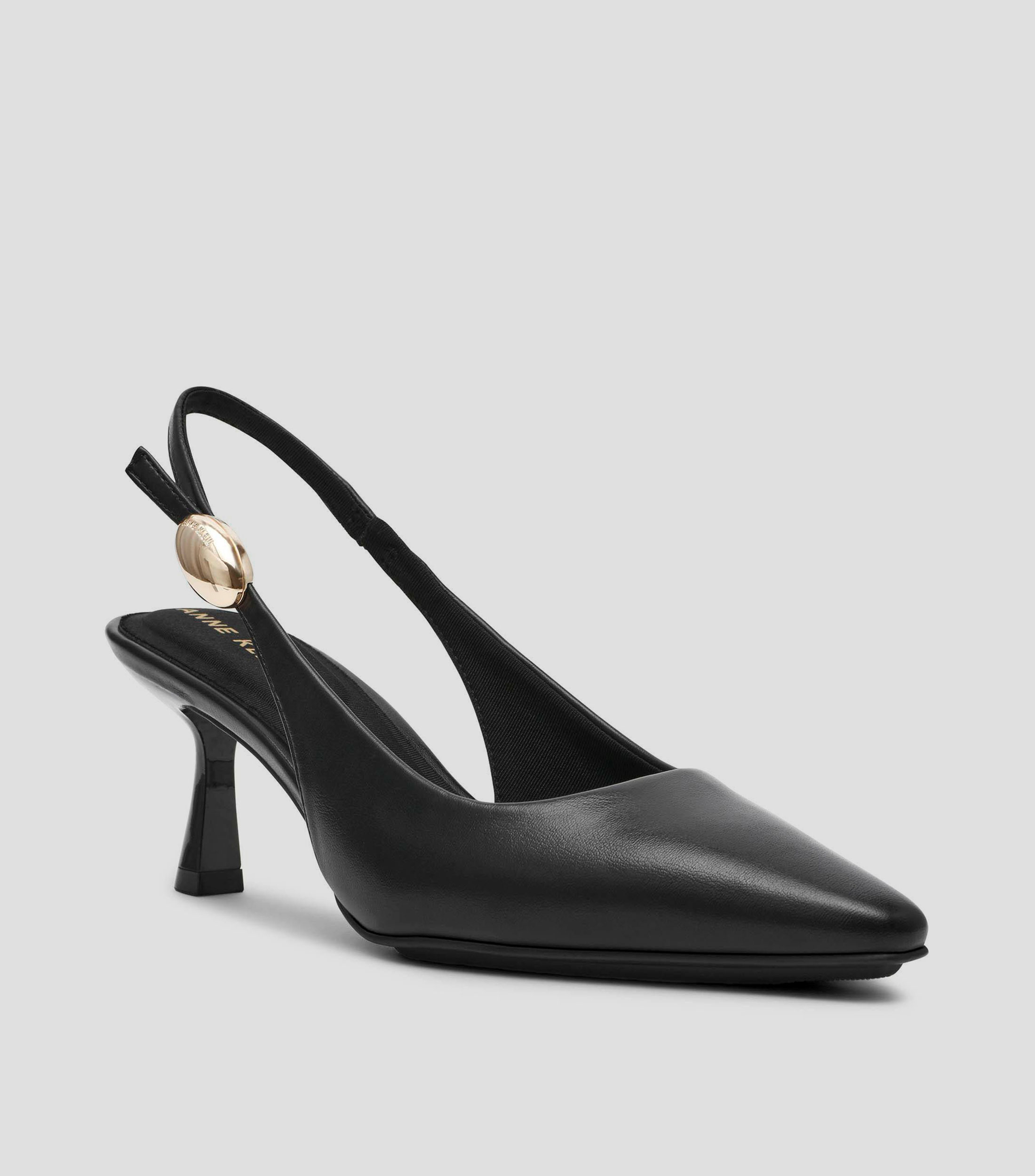 Zapatillas slingback con tacón delgado de 3 cm Mujer