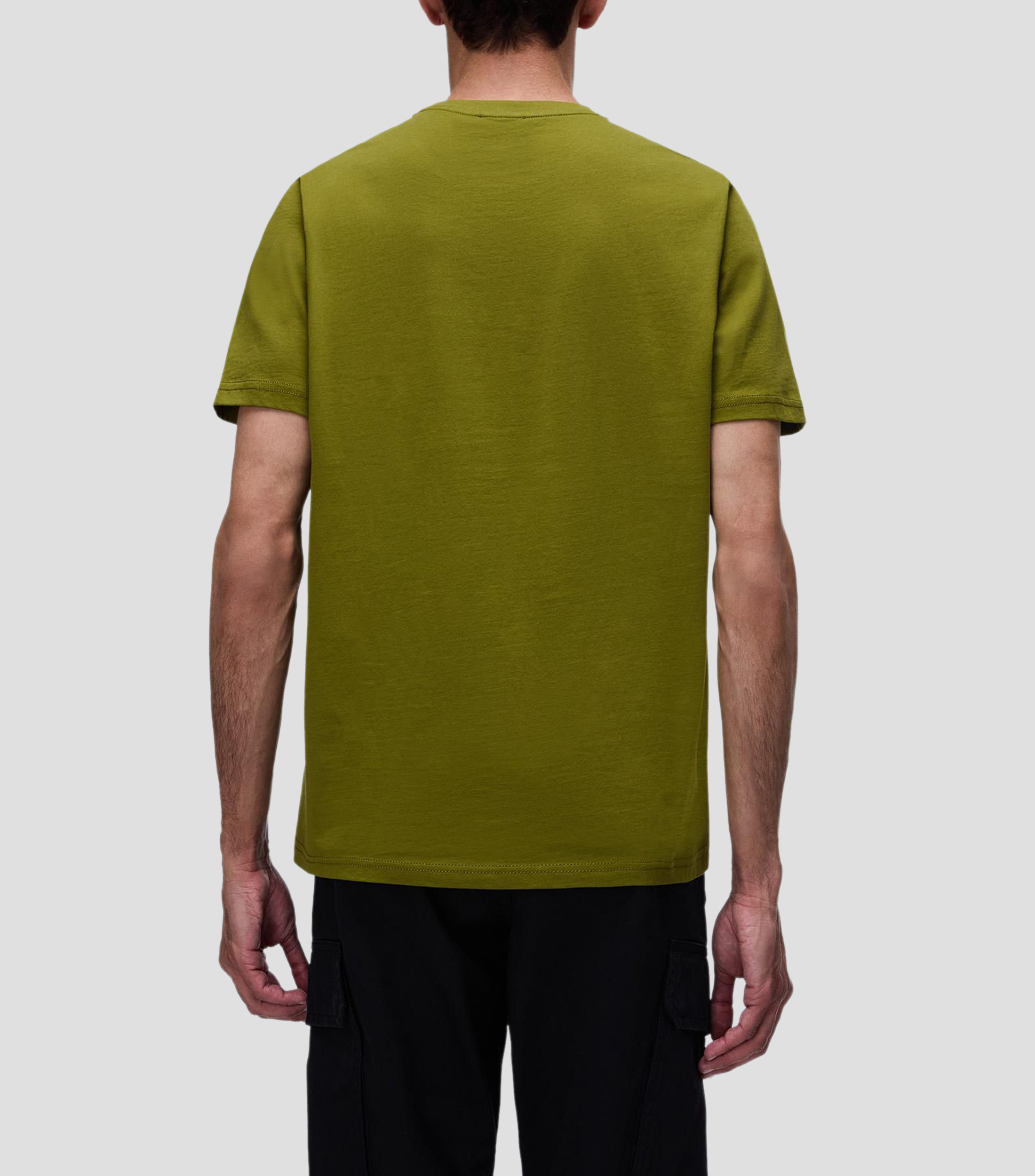 Playera cuello redondo manga corta Salis lisa Hombre