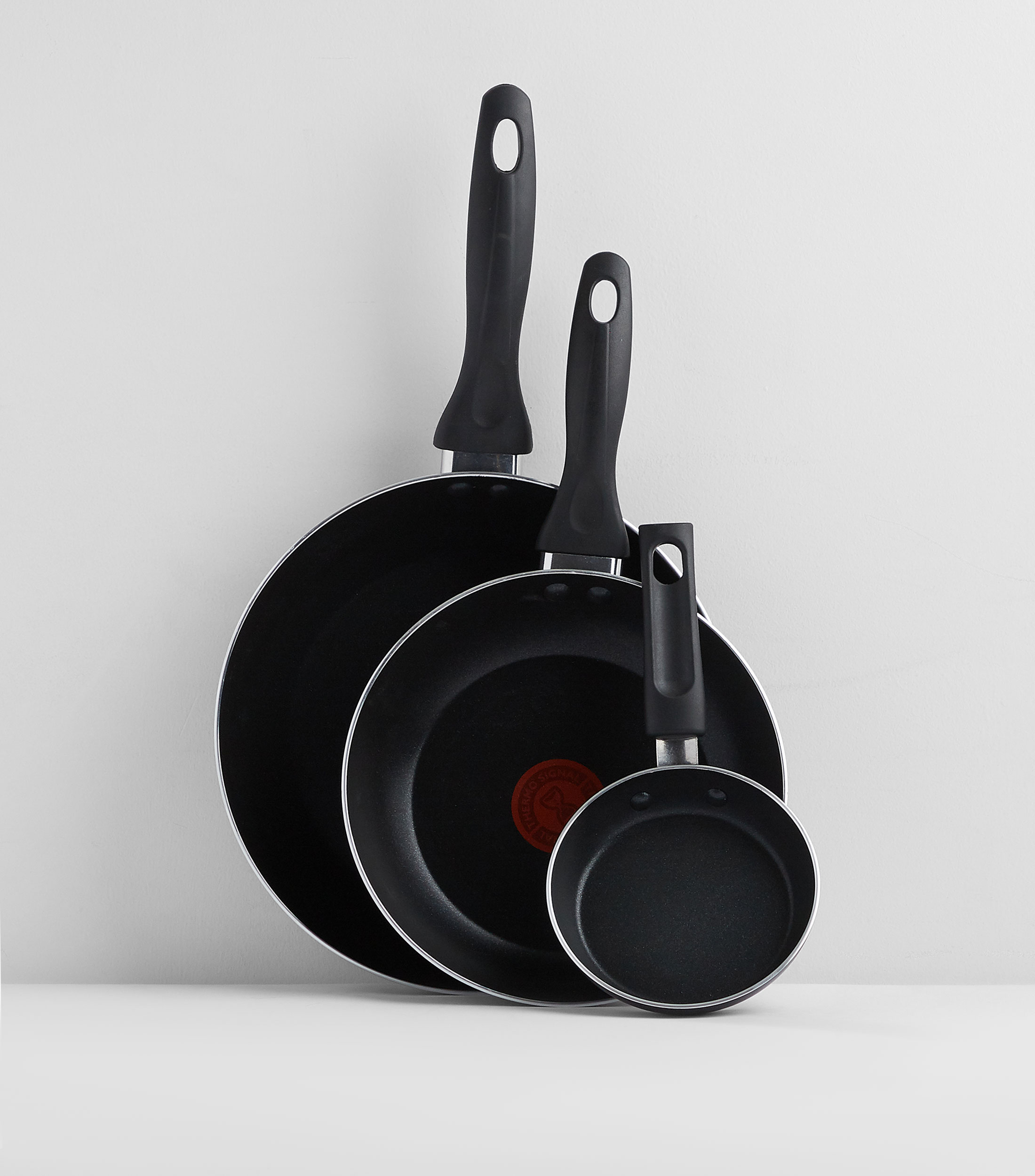 Set 3 sartenes en aluminio Easy Care negro