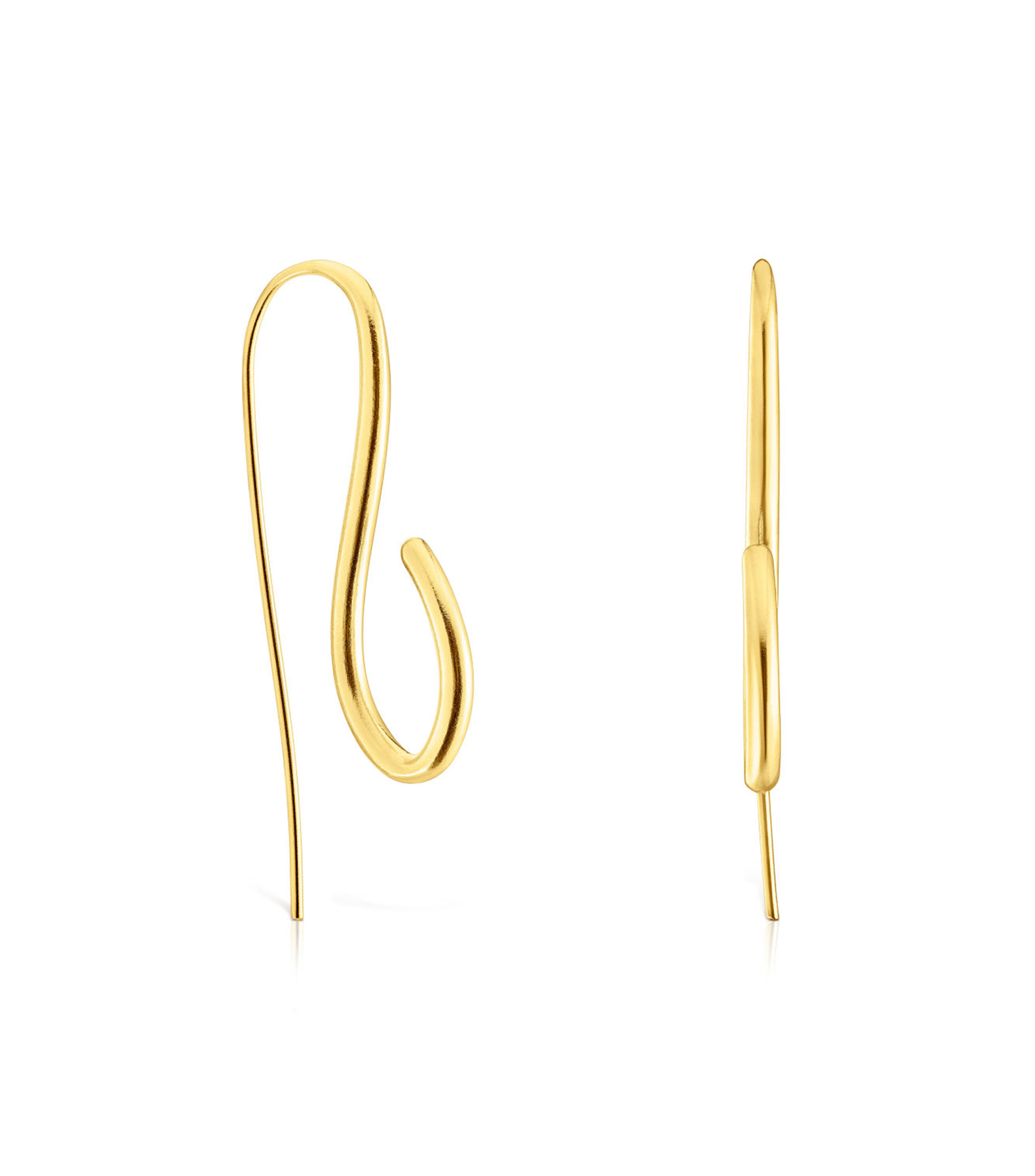 Pendientes en plata .925 Bent Mujer