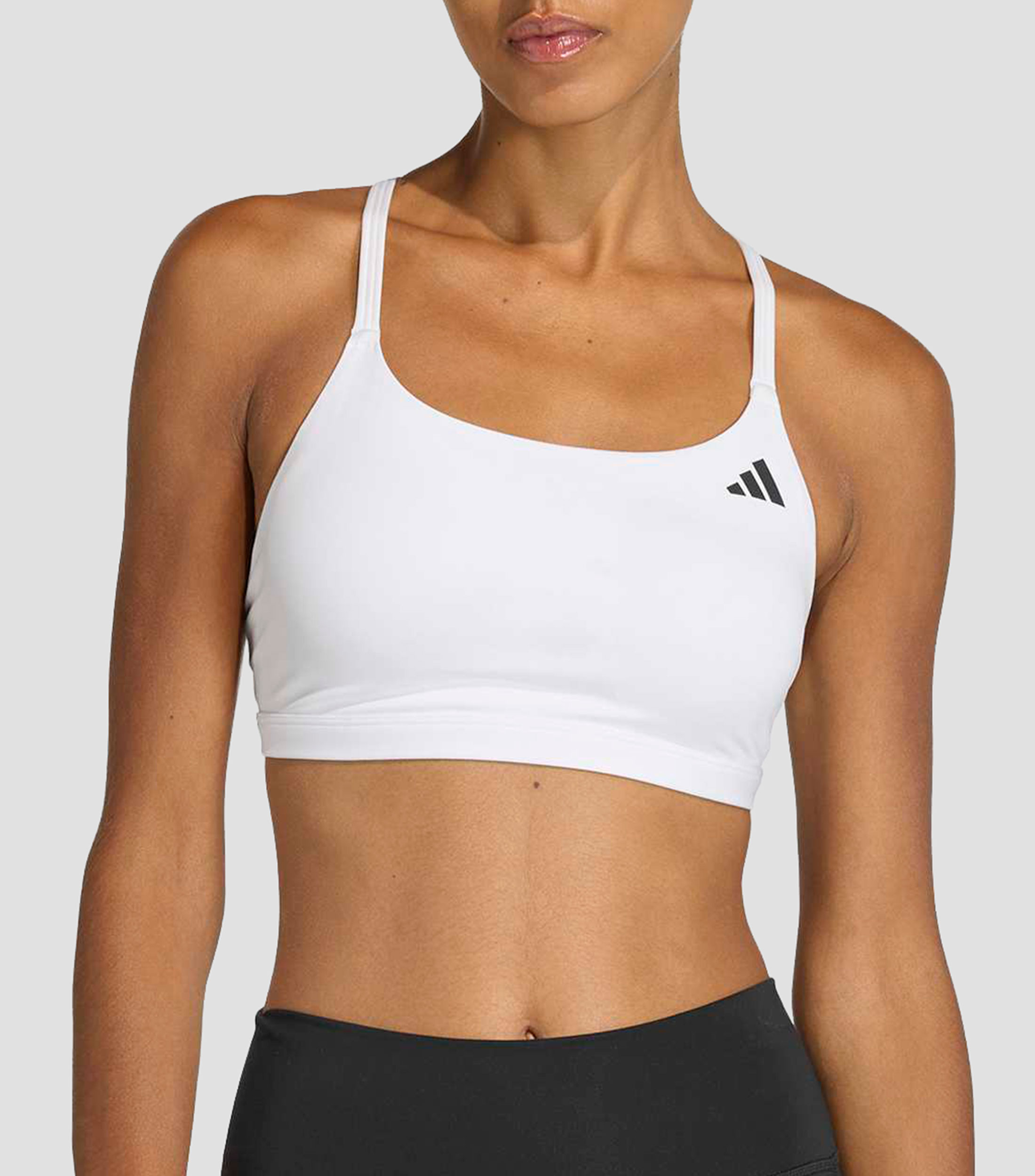 Top para entrenamiento Optimé Essentials Workout liso Mujer