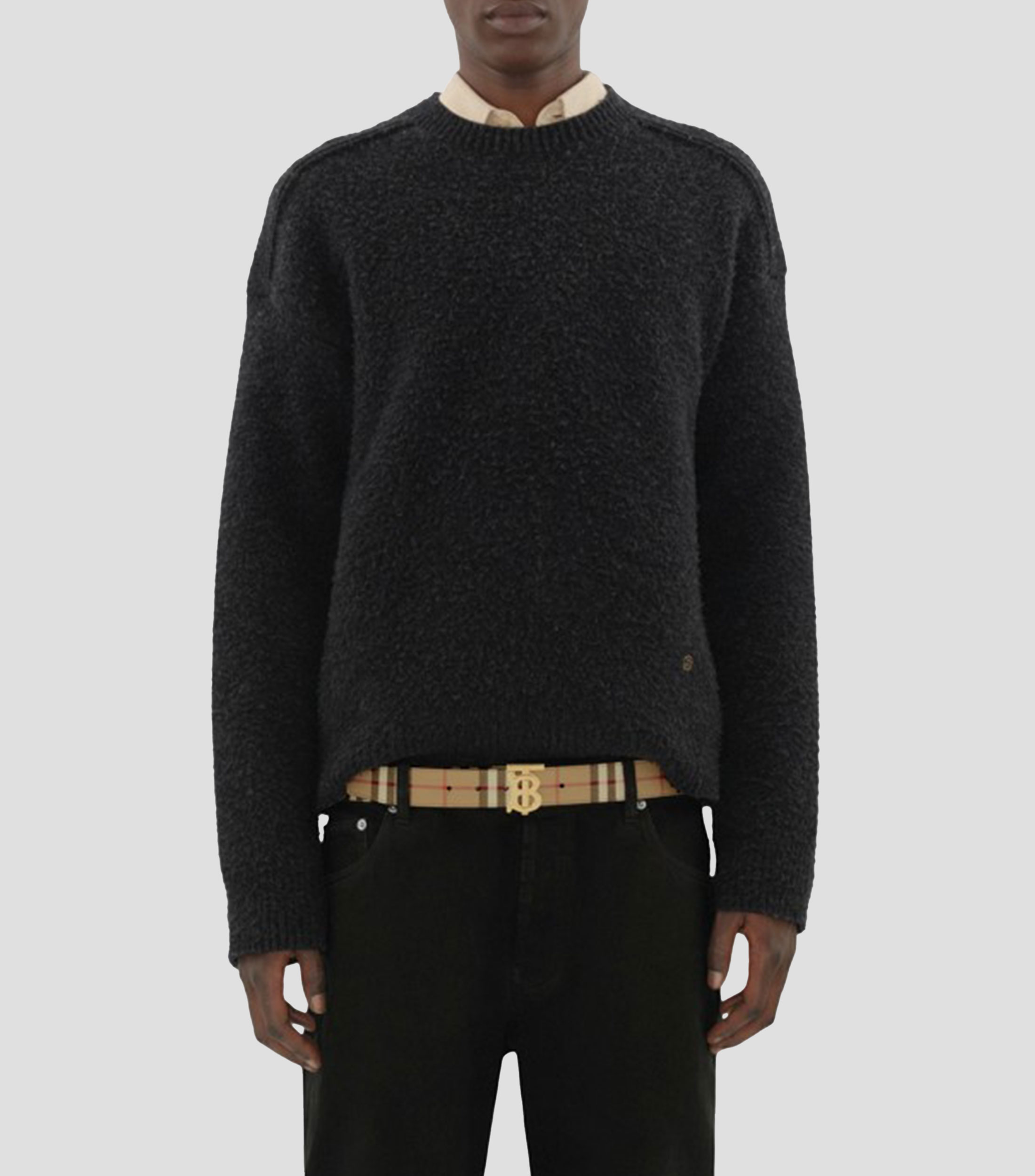 Cinturón Reversible Beige Casual Hombre