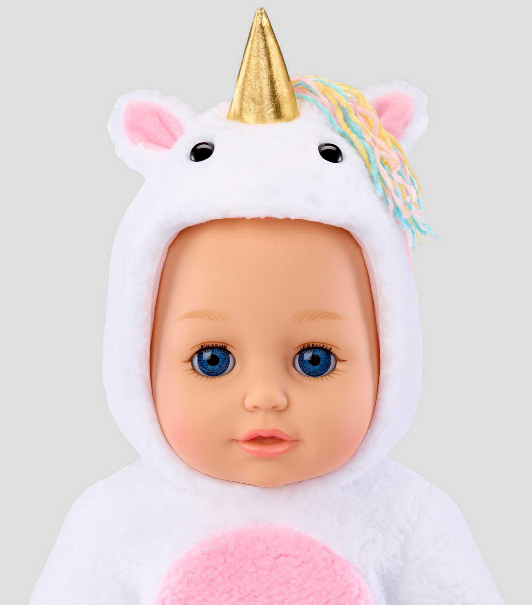 Muñeca Baby born Bedtime Doll Unicorn Outfit Blue Eyes