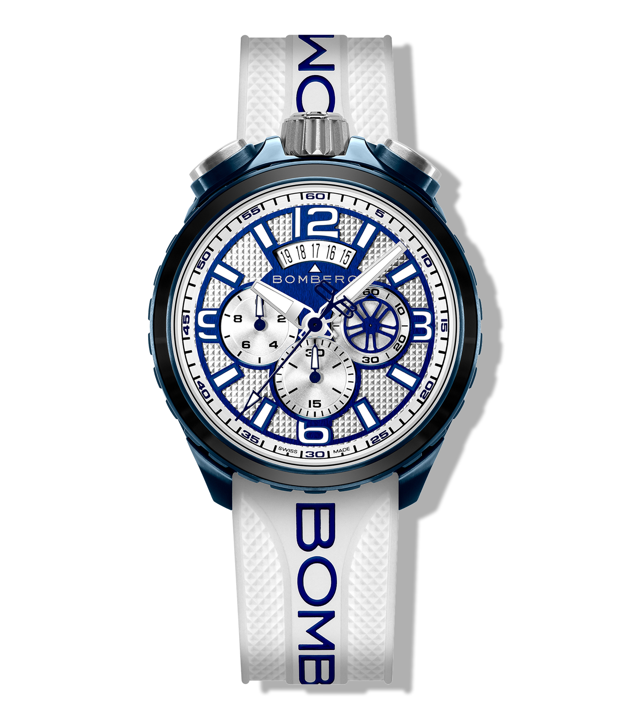 Reloj para Hombre Bolt-68 Heritage Casual, Azul, Blanco