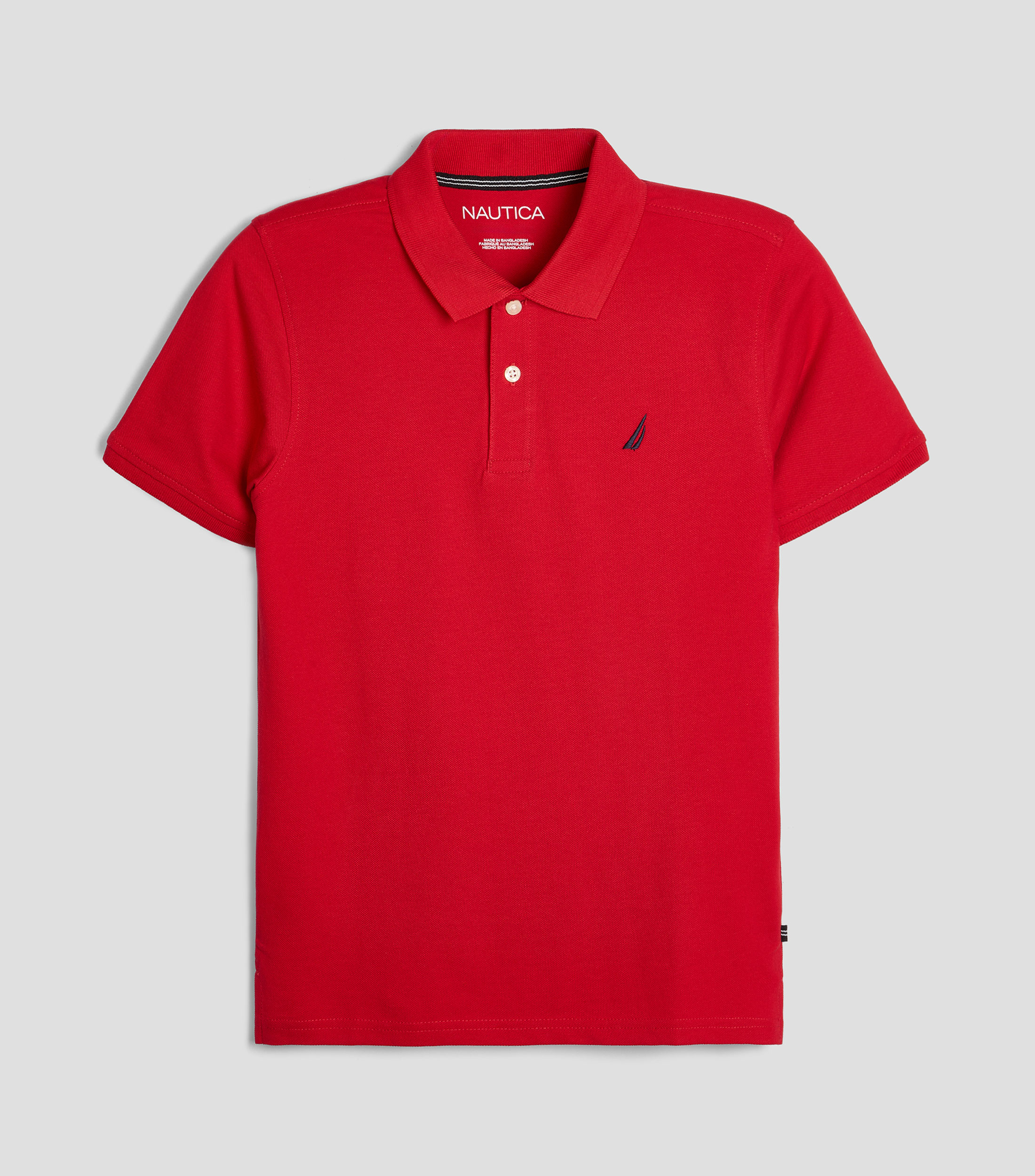 Playera tipo polo manga corta liso Niño
