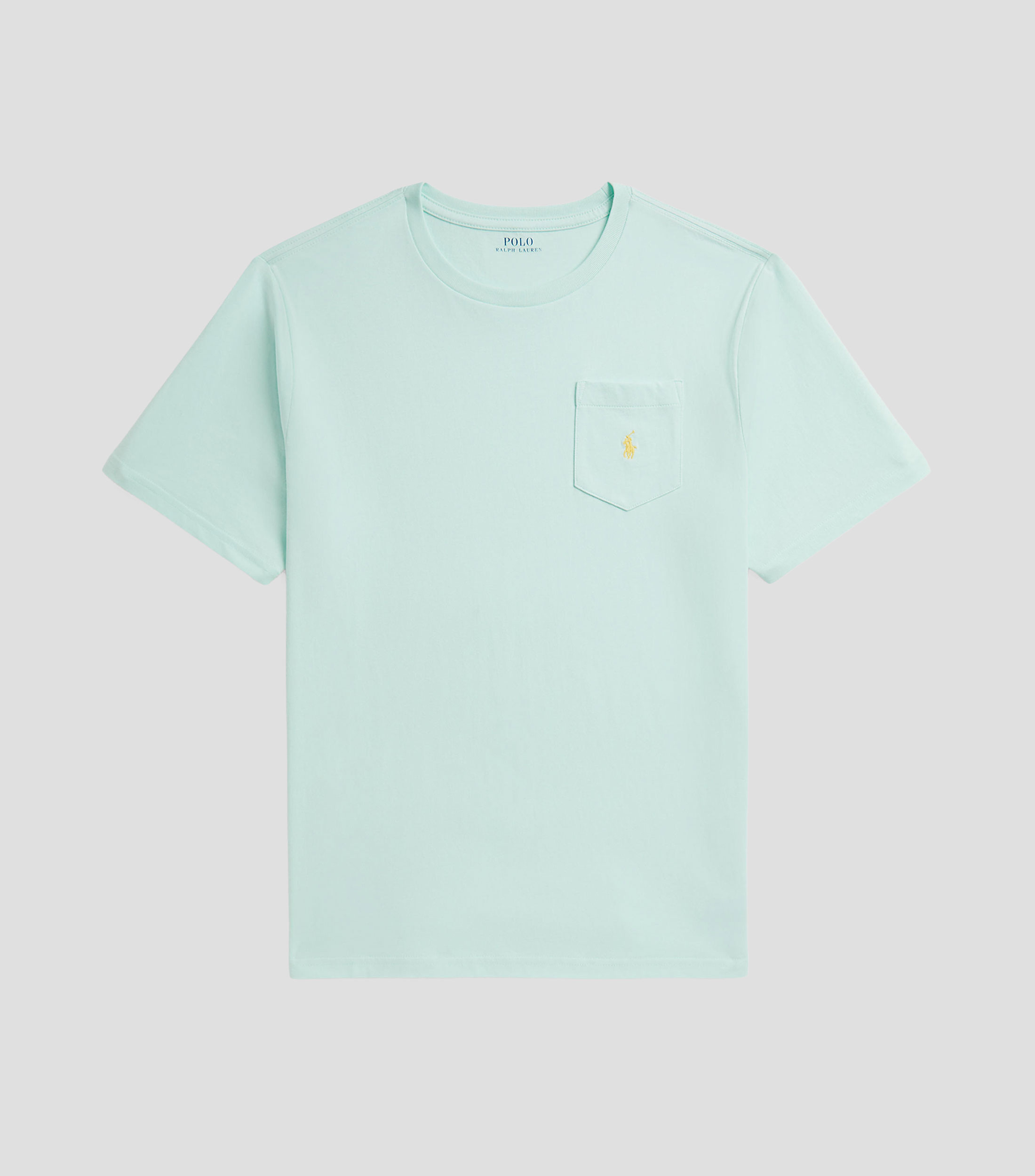 Playera de cuello redondo con manga corta lisa Niño
