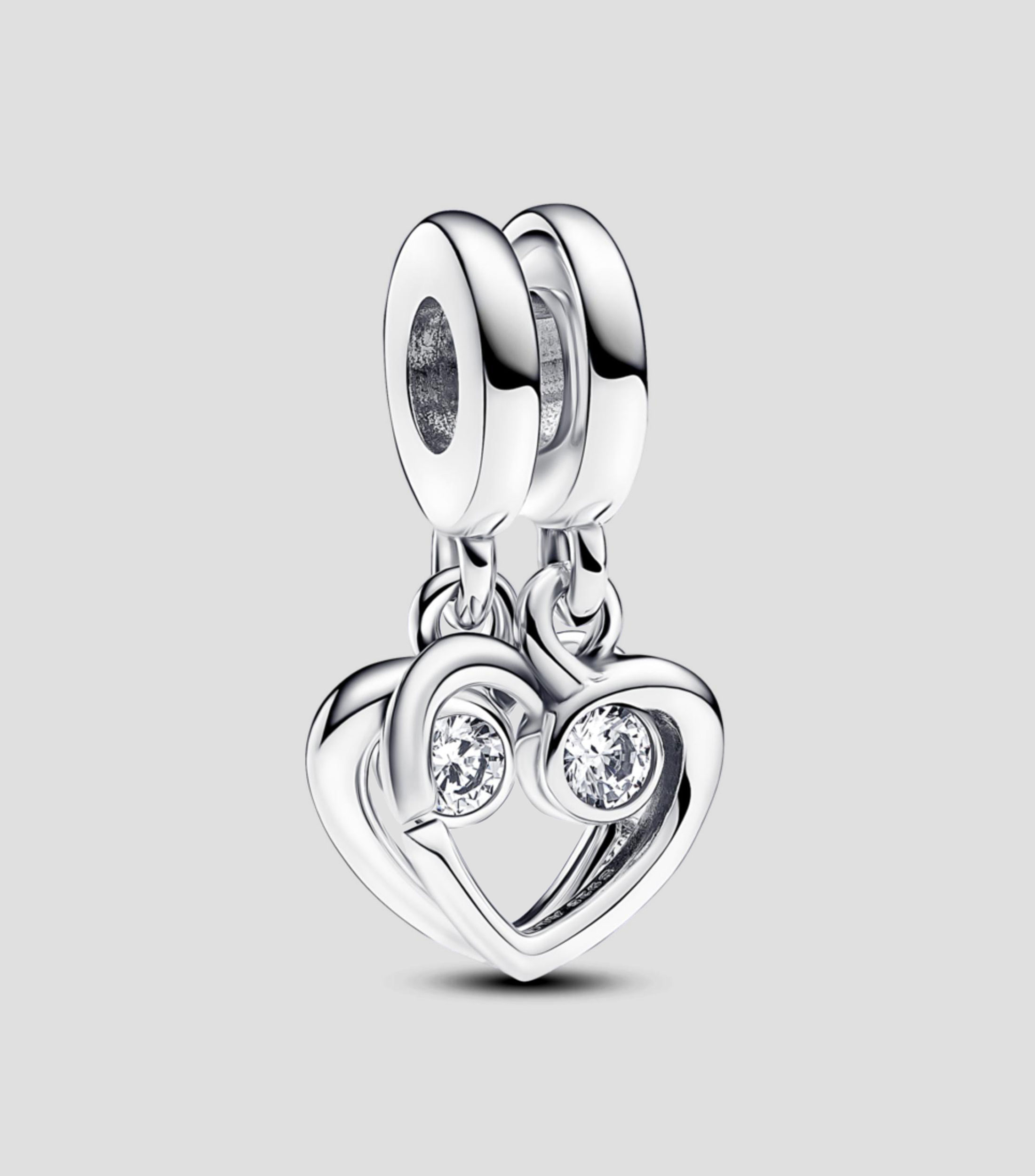 Charm en Plata .925 Corazon con Grabado Mujer