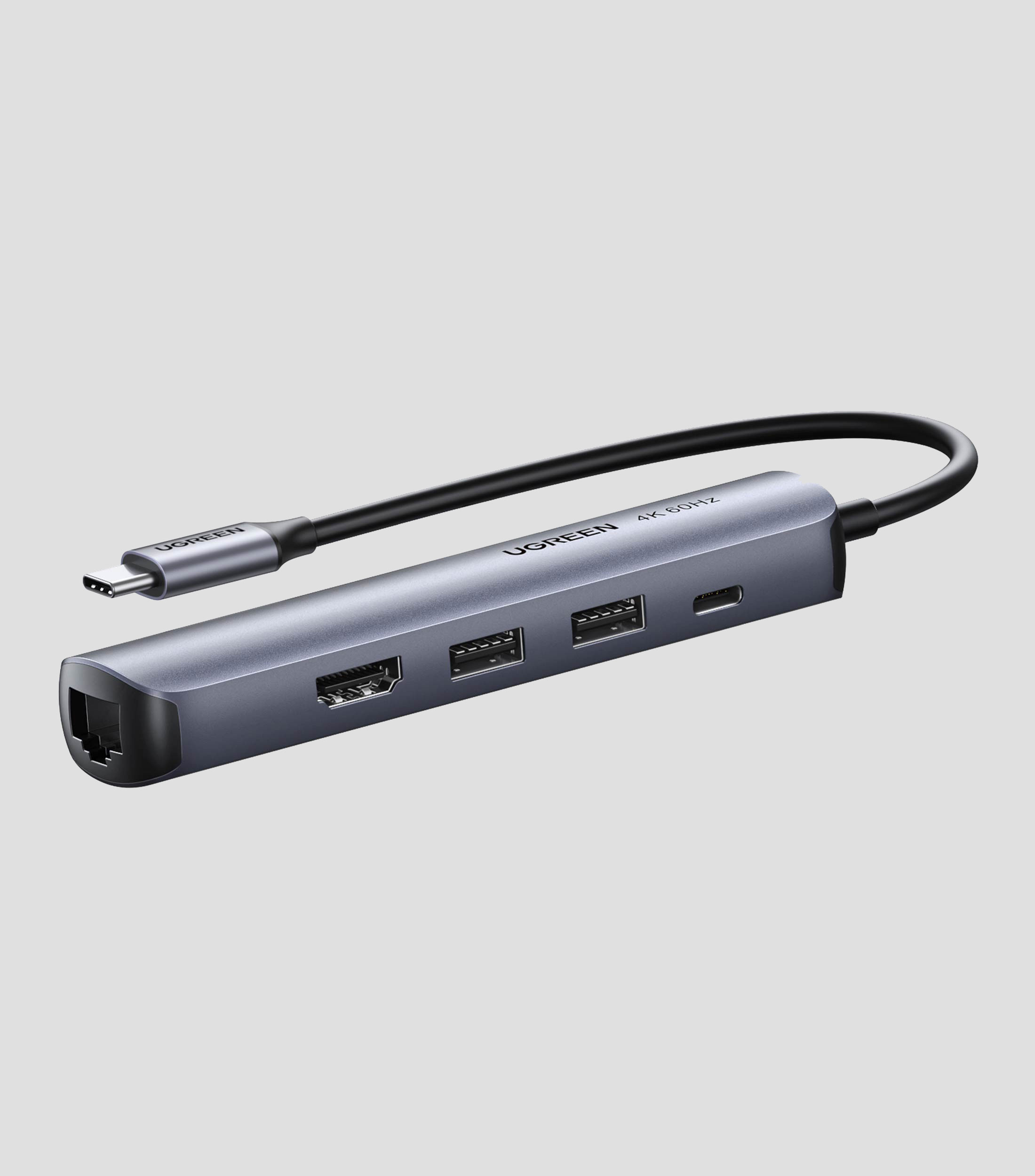 Adaptador 5 En 1 4K HDMI a USB-C