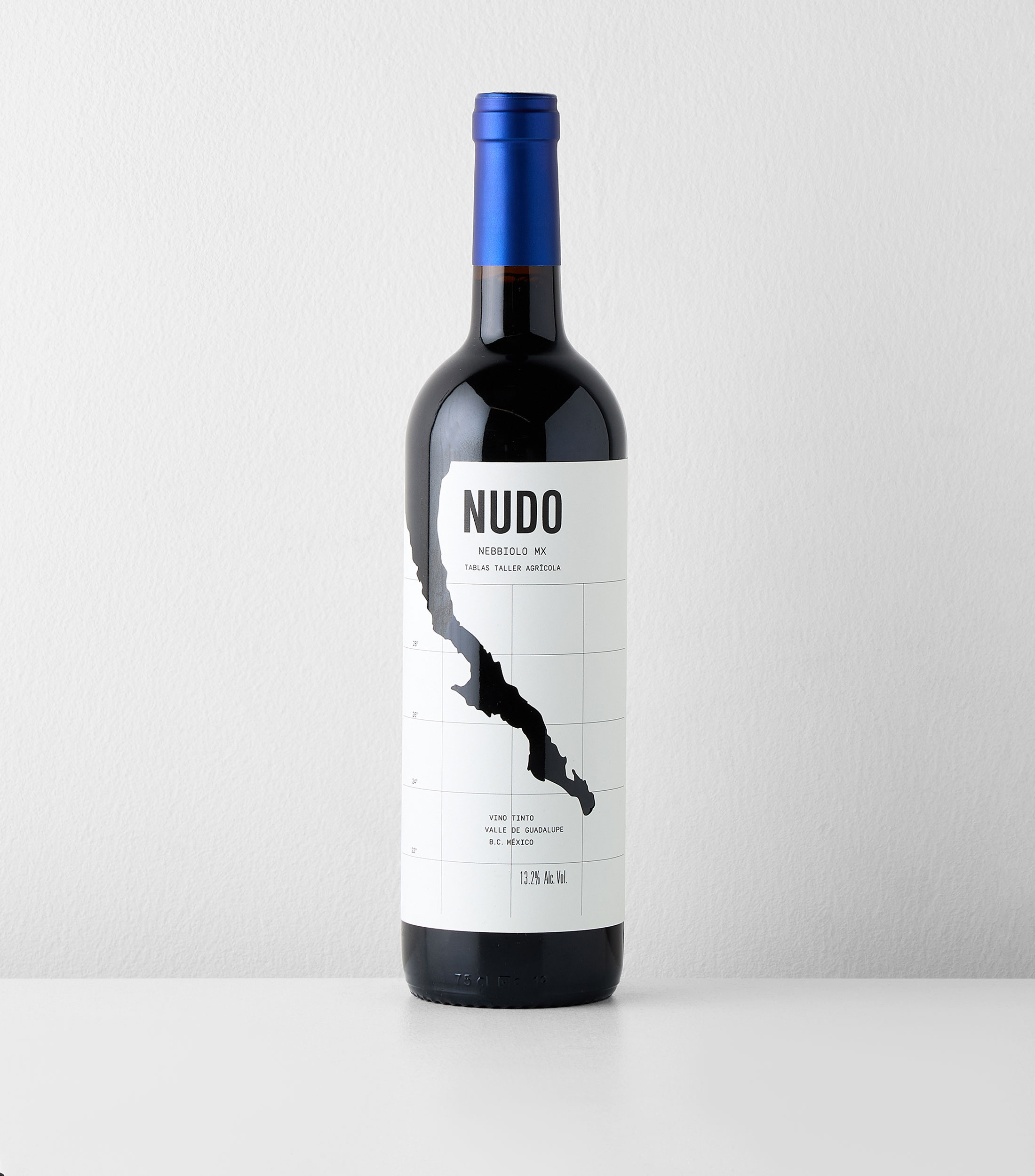Vino tinto Nebbiolo Tablas Nudo Nebbiolo, México, 750 ml