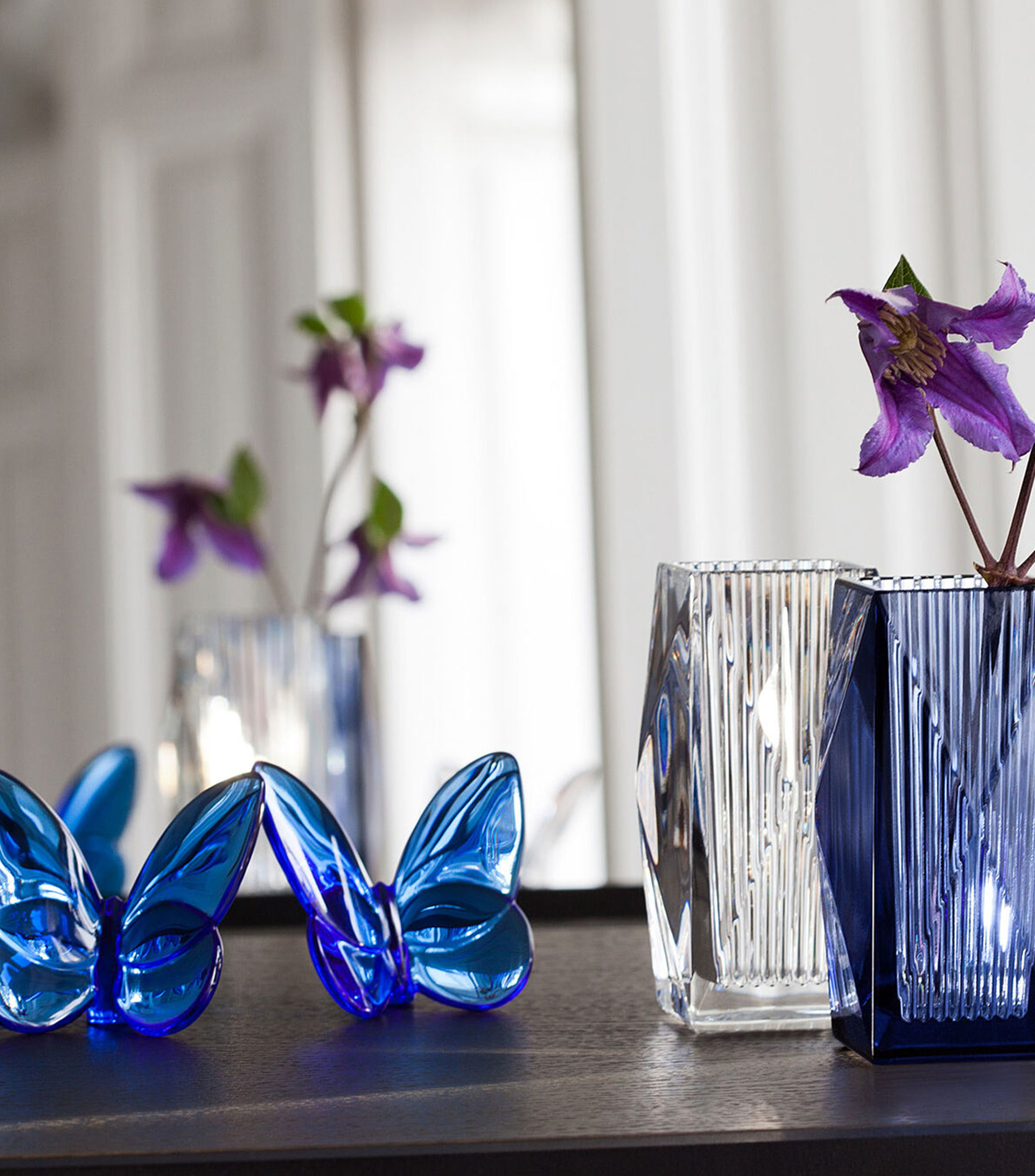 Figura Decorativa Mariposa Amuleto en cristal