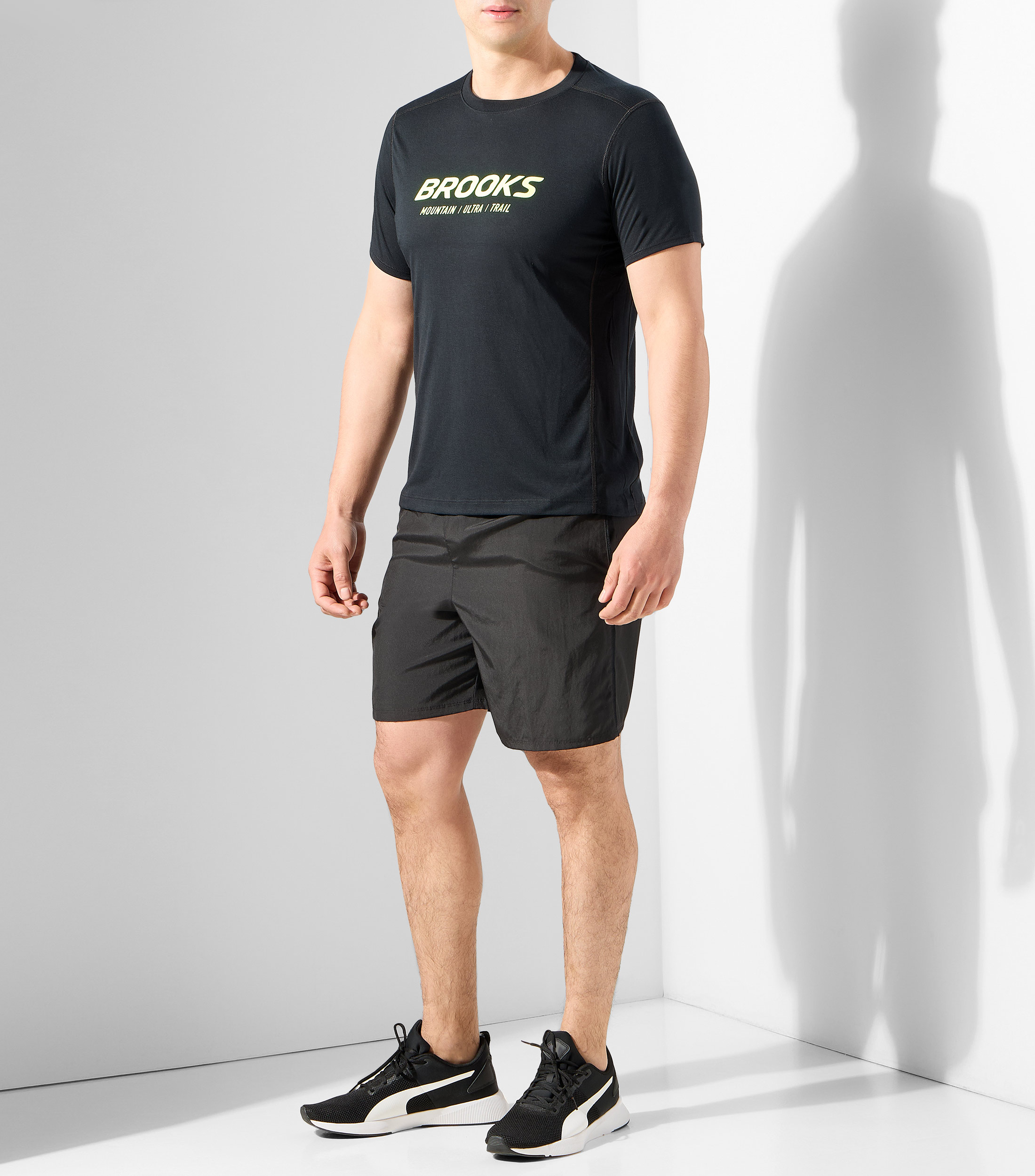 Playera para entrenamiento Distance estampada Hombre