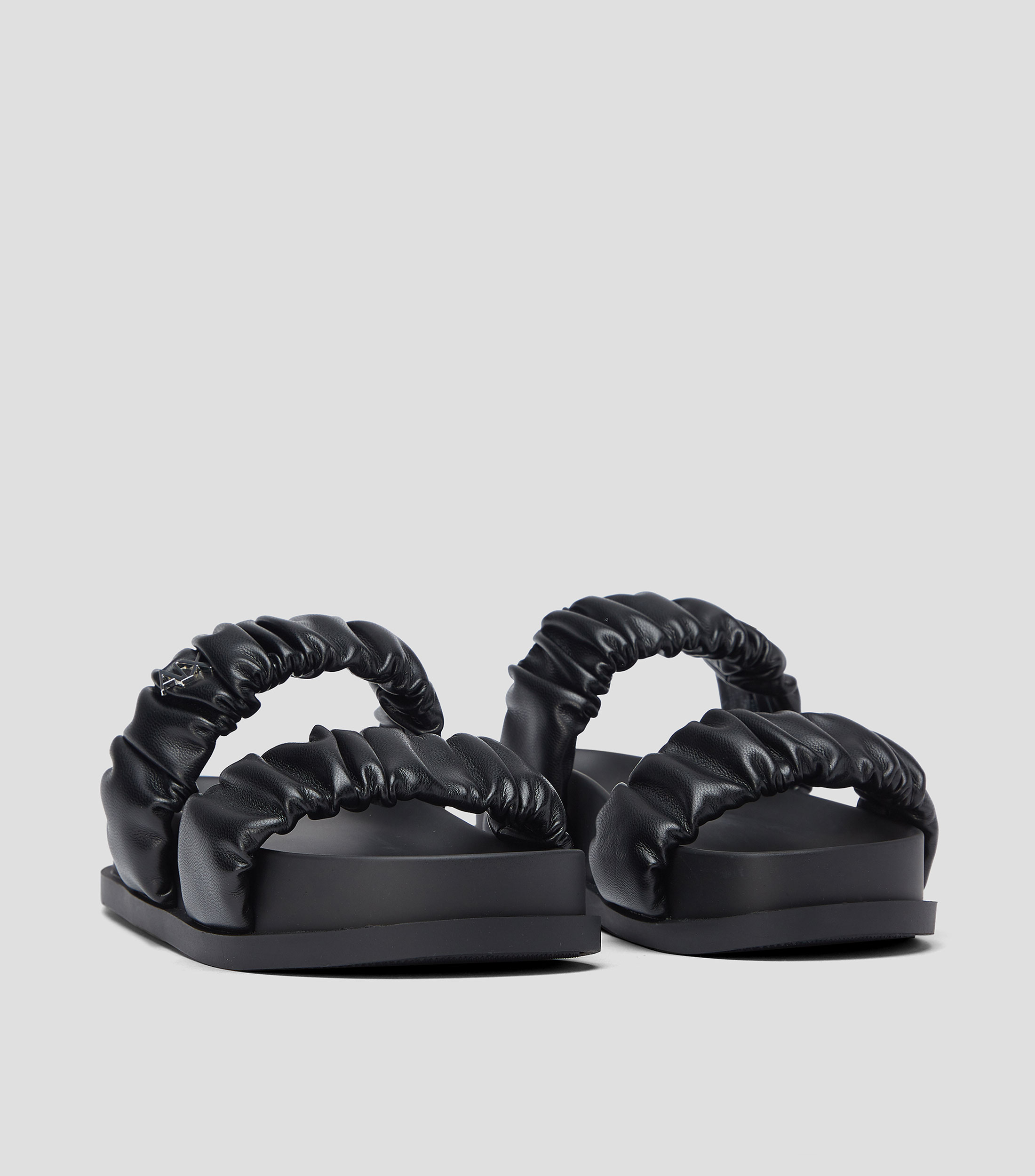 Sandalias Planas con logo Mujer