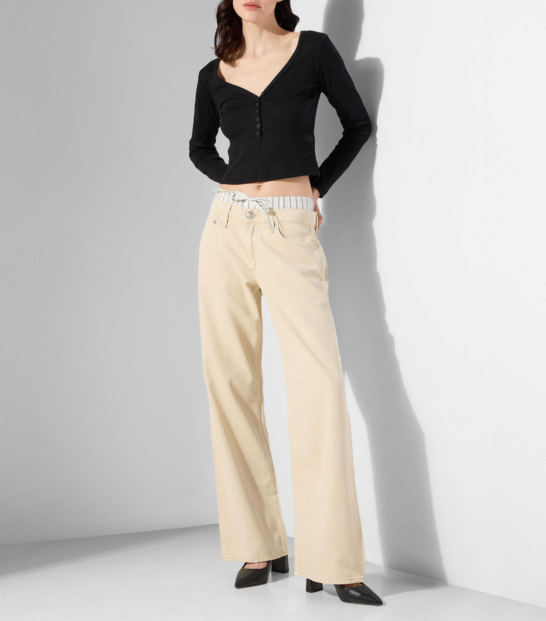 Jeans de corte straight Mujer
