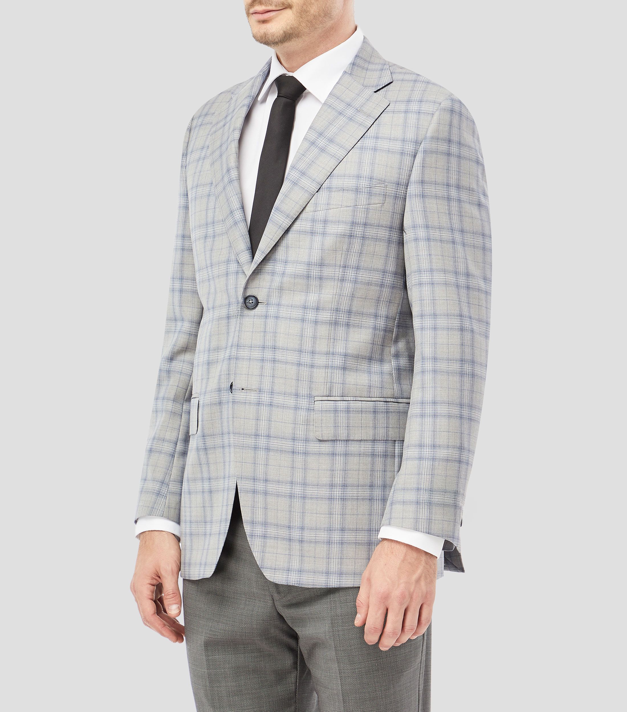 Saco de cuadros Hombre