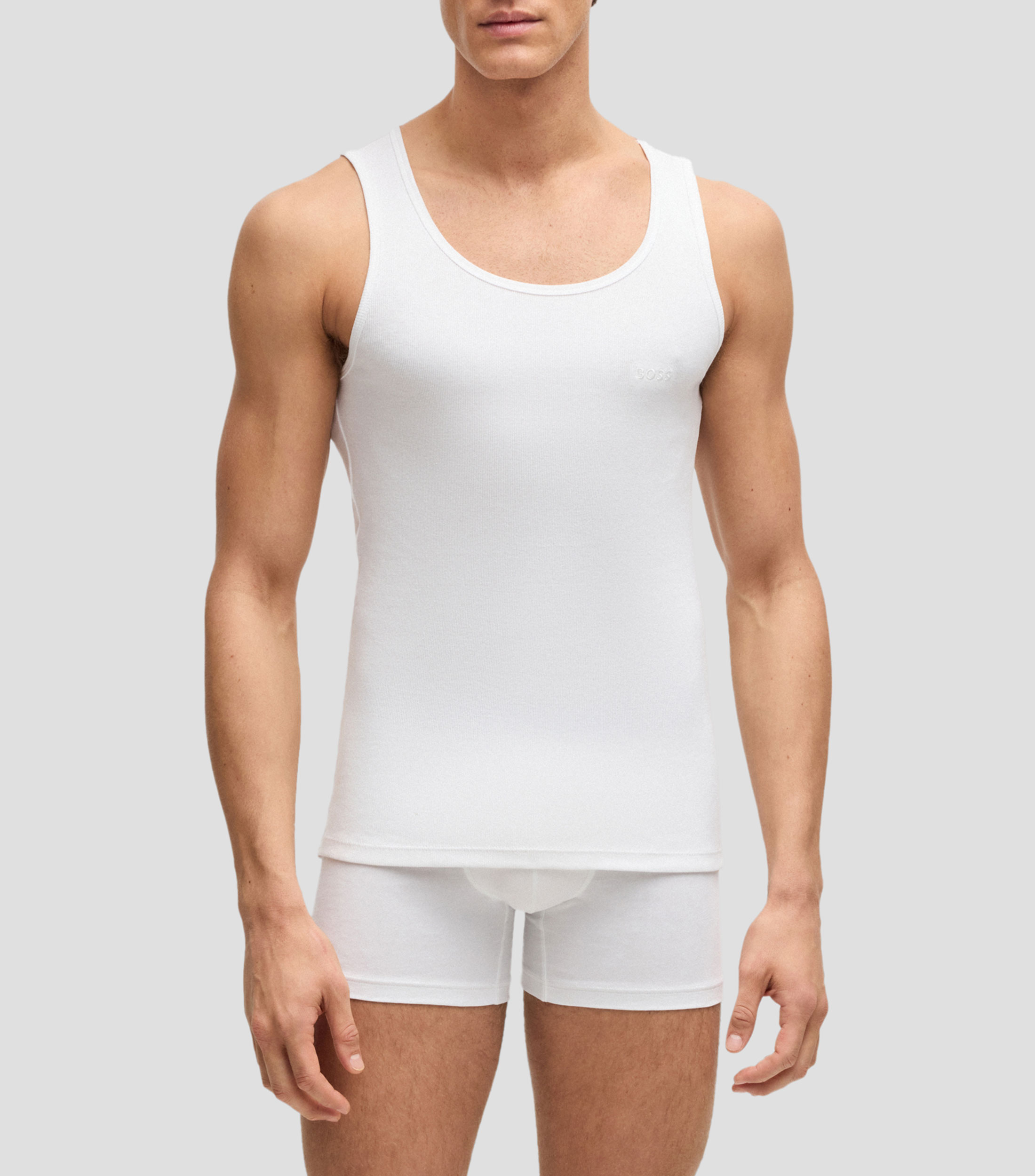 Set de 3 Playeras con logotipo bordado Hombre