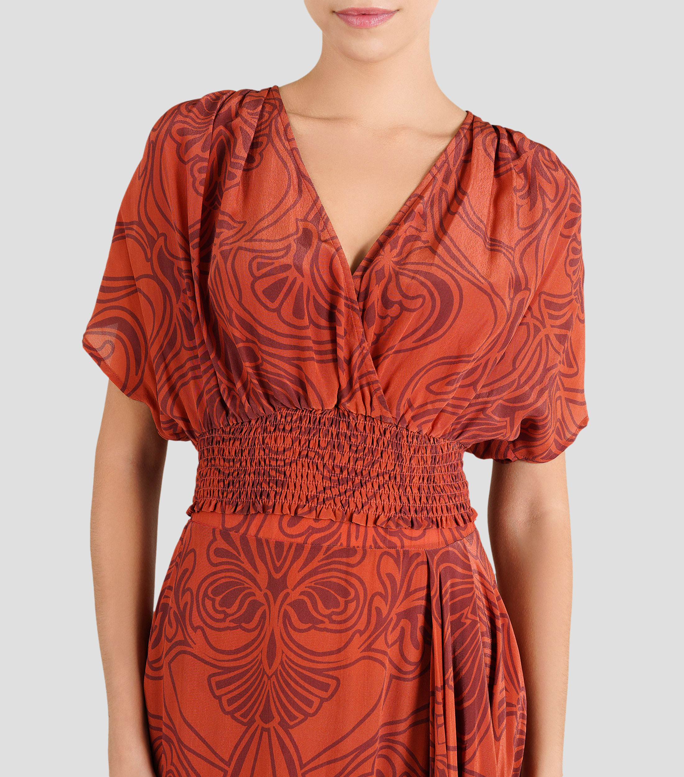 Blusa Top fantasía manga corta Mujer
