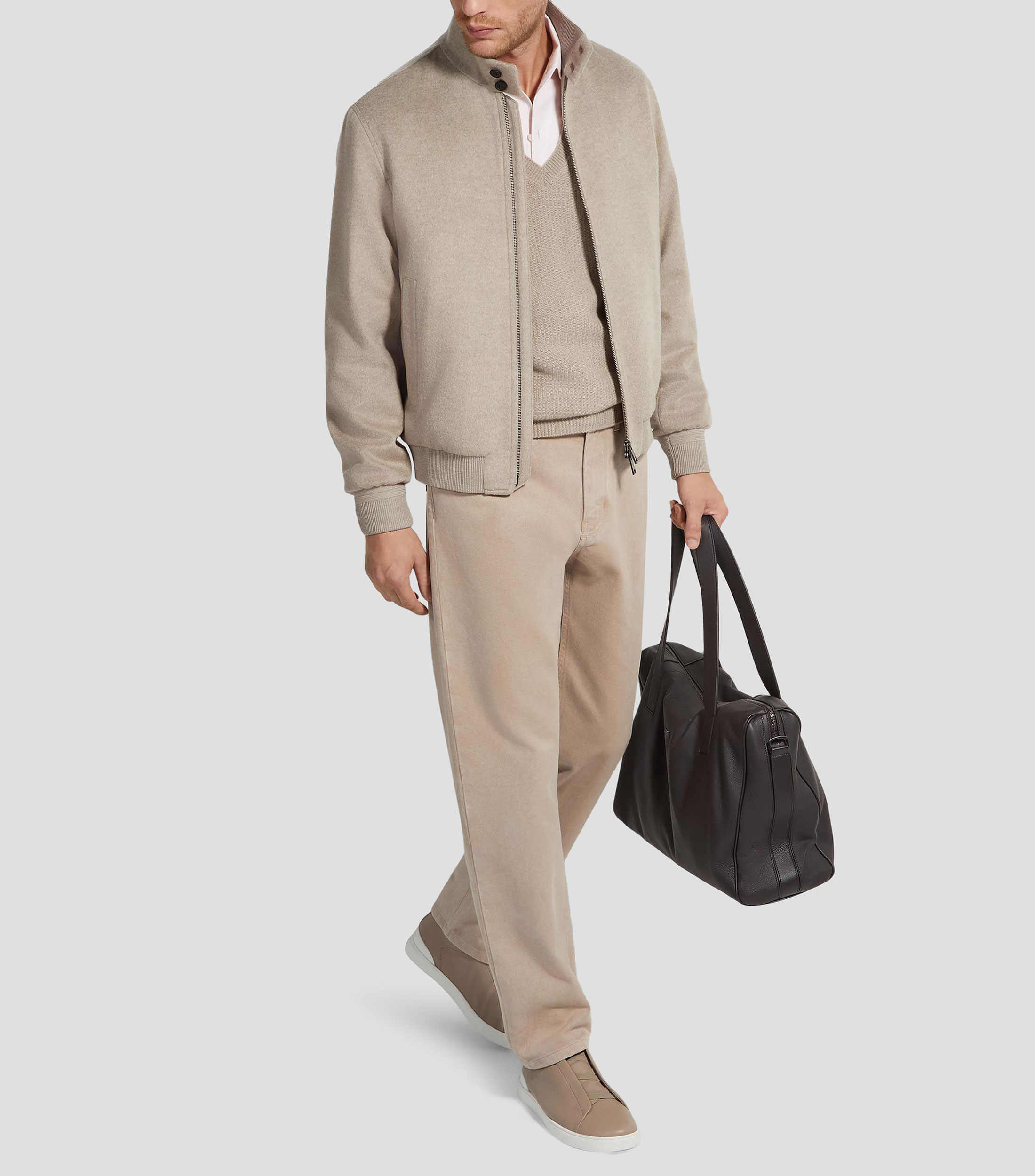 Chamarra impermeable Oasi Cashmere Elements Hombre