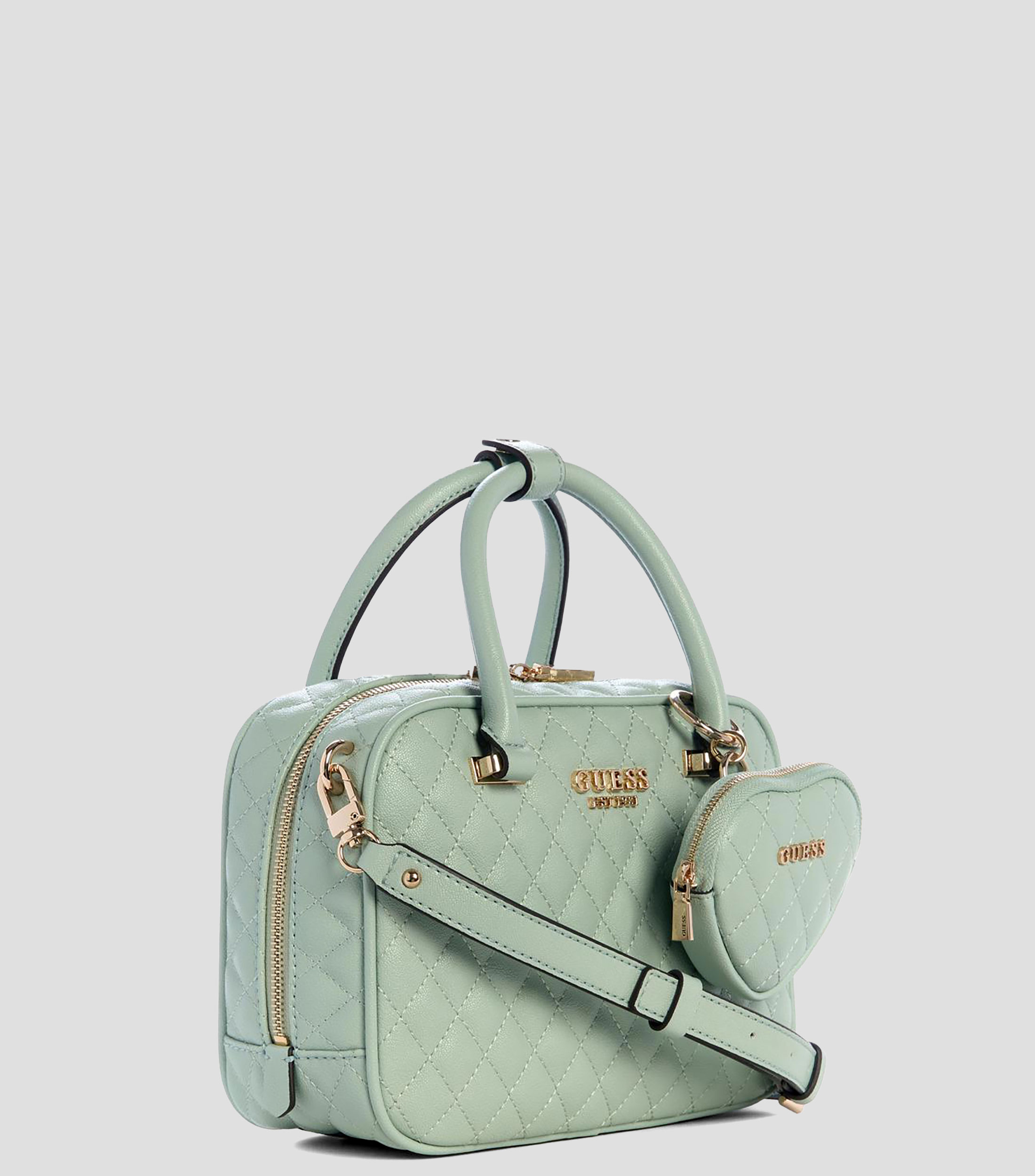 Bolsa satchel verde Atabey lisa Mujer