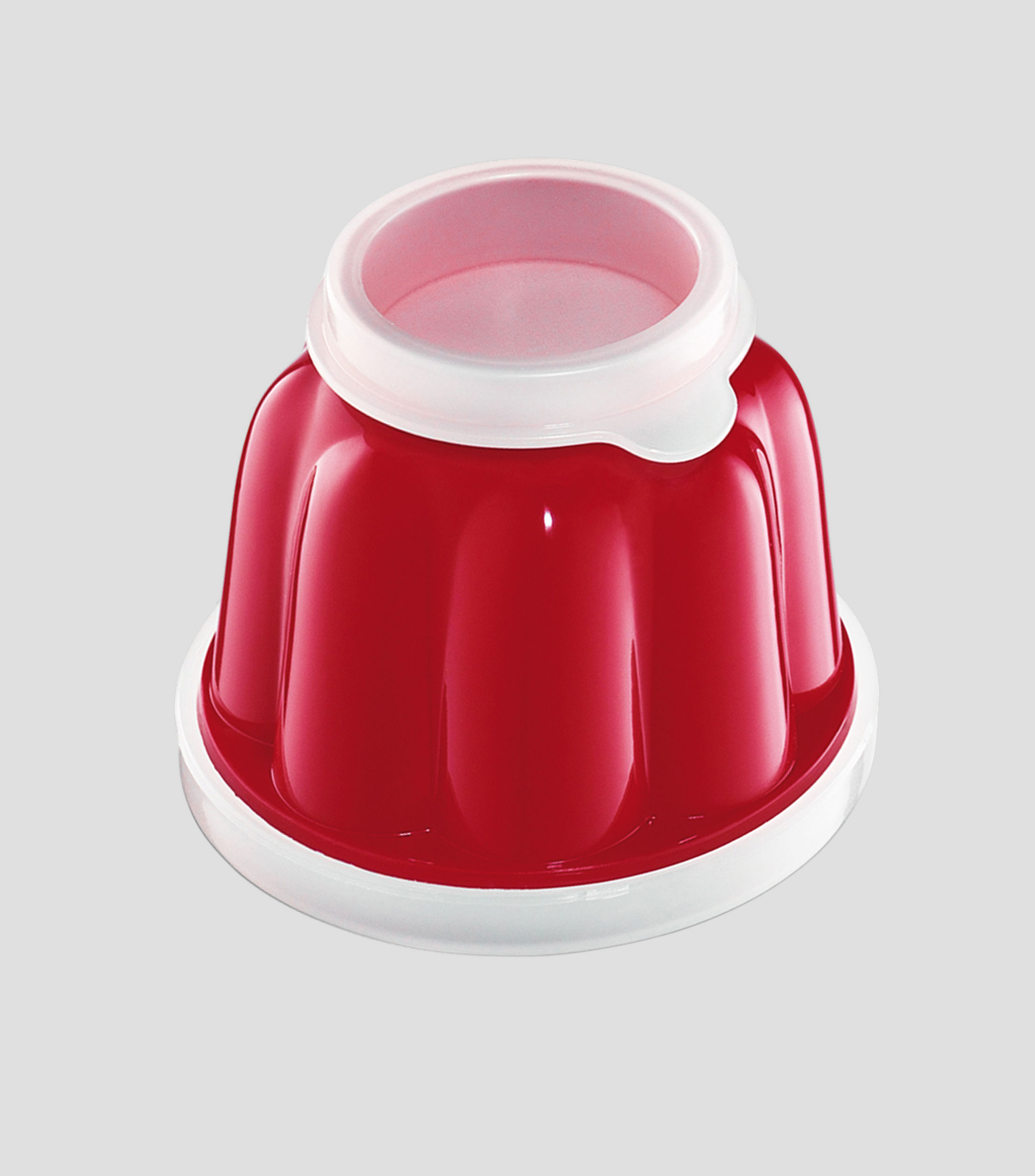 Set De 6 Moldes Rojos Para Flan