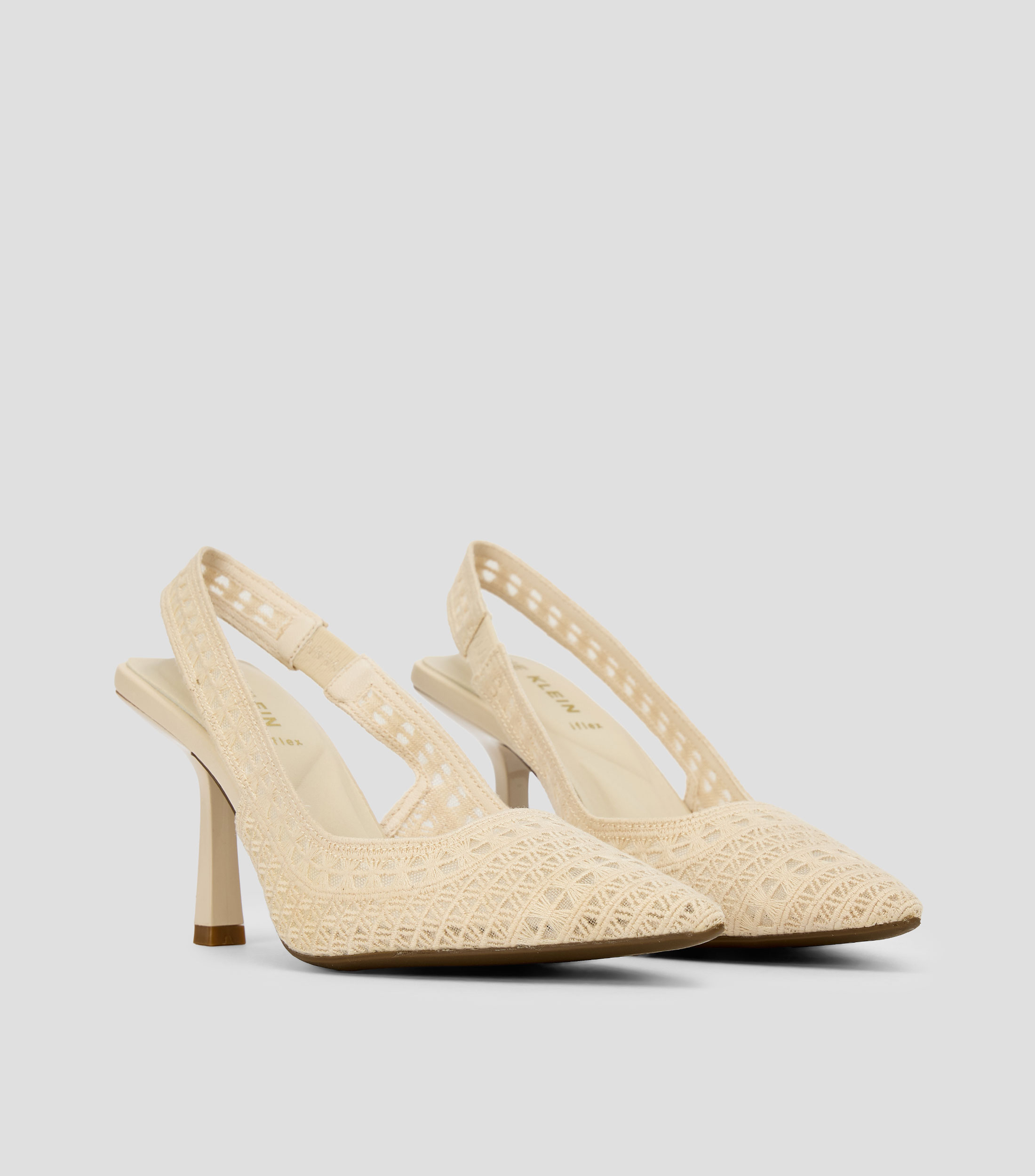 Zapatillas slingback tacón alto delgado lisas Mujer