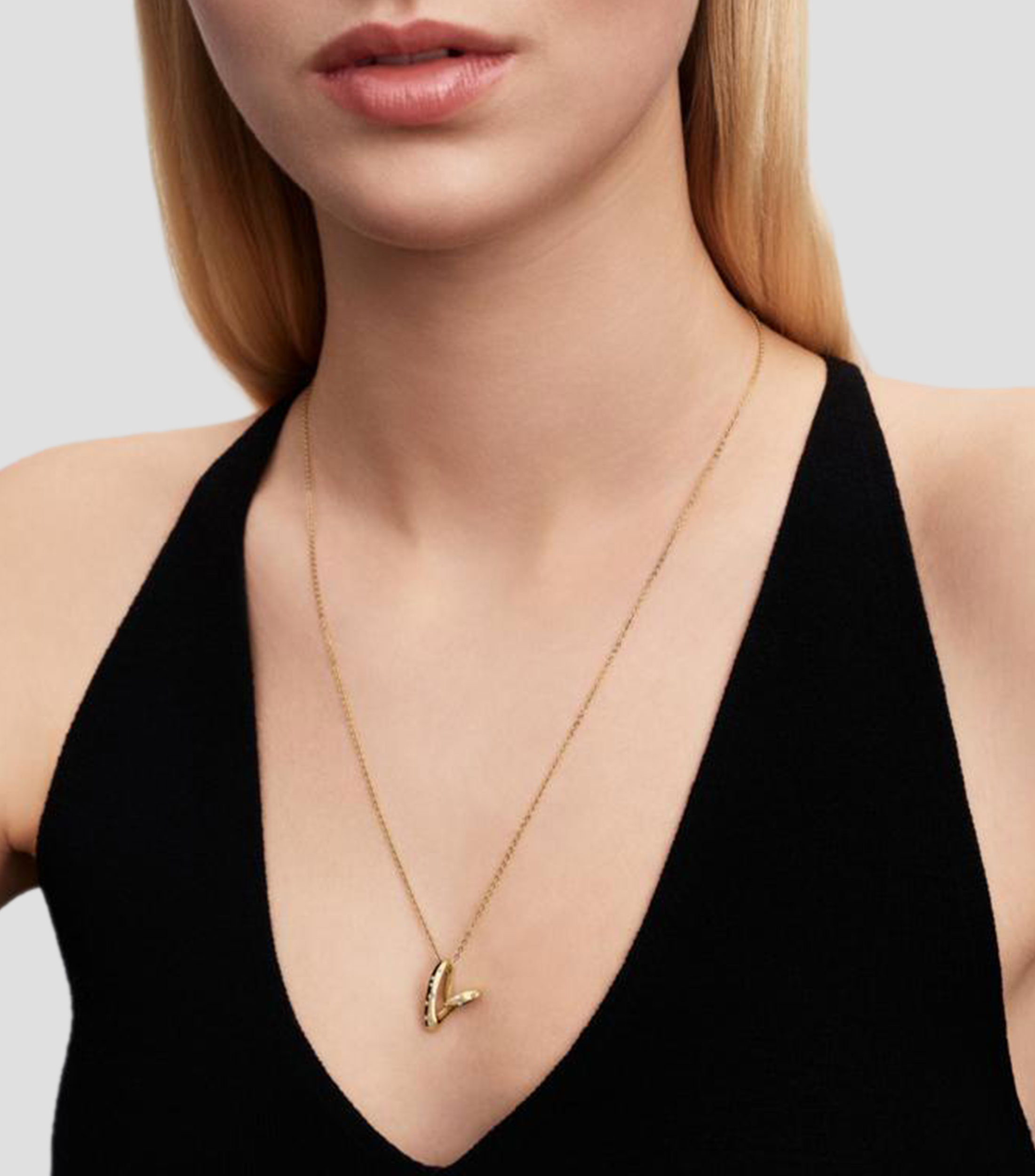 Collar en Plata con piedras Mujer