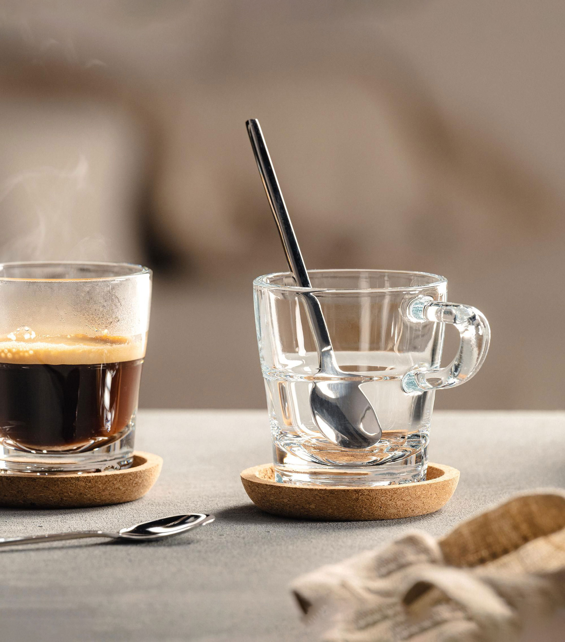 Juego de Espresso Senso en vidrio