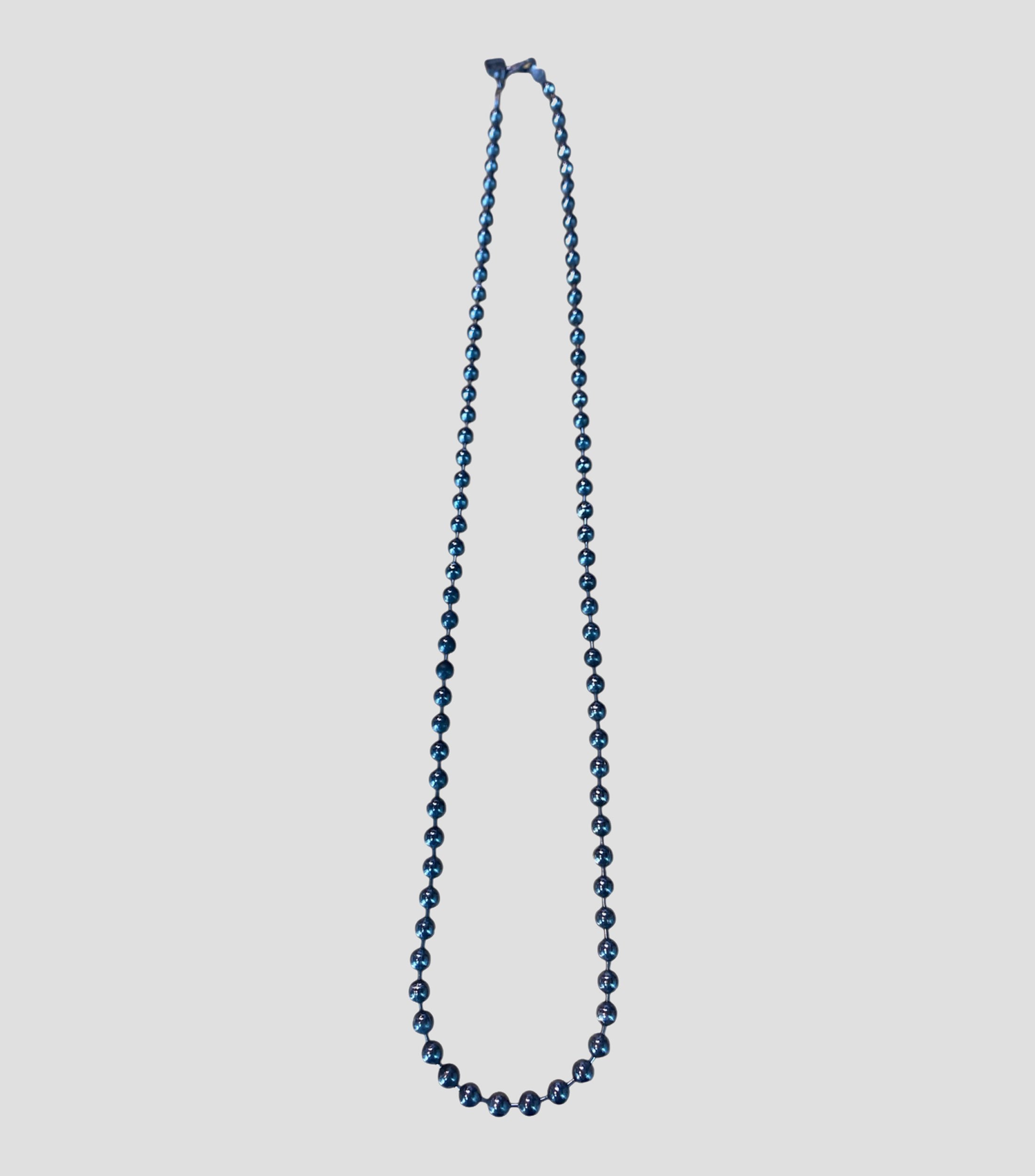 Cadena de bolitas en plata .925 Hombre