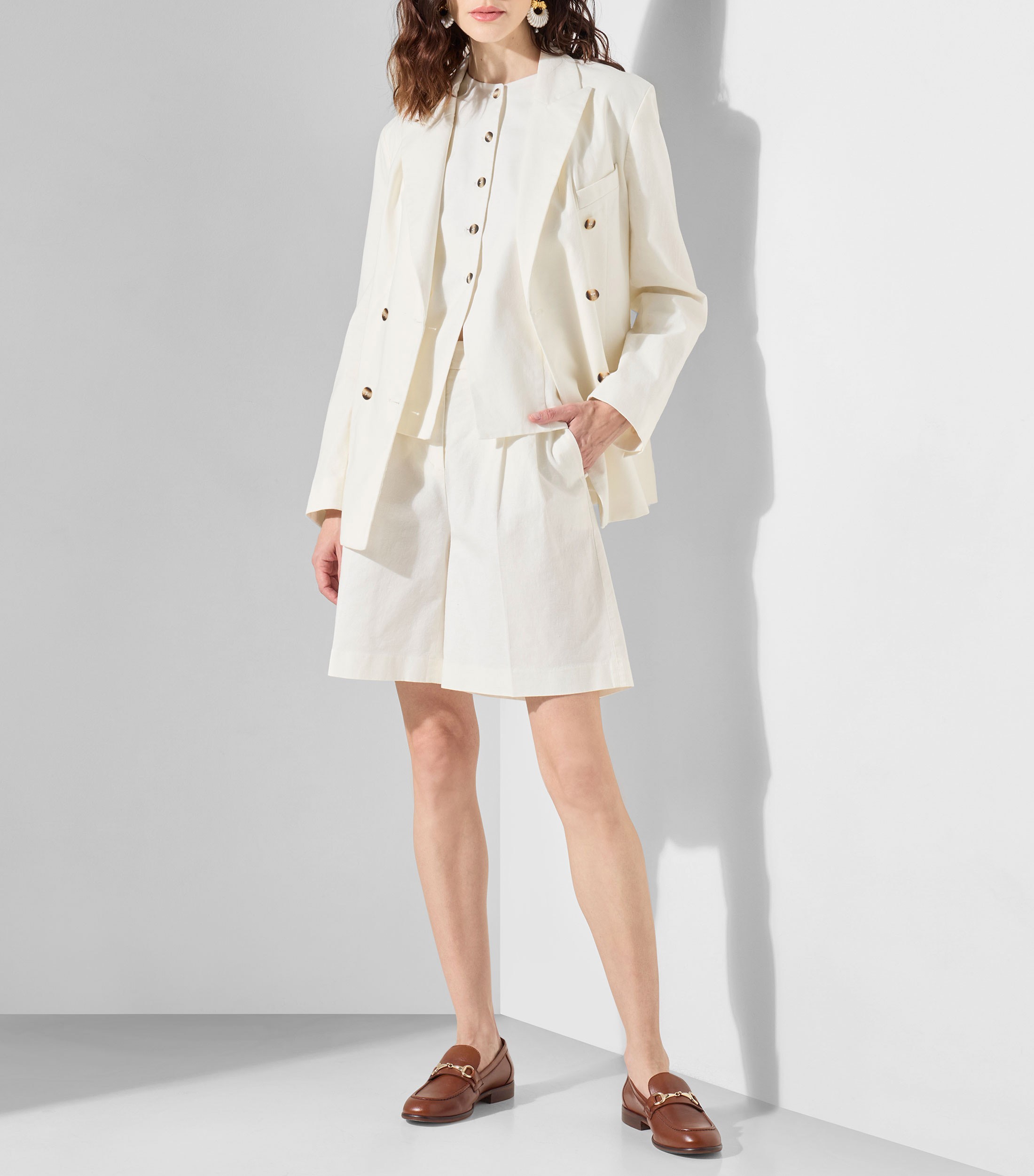Blazer liso Mujer