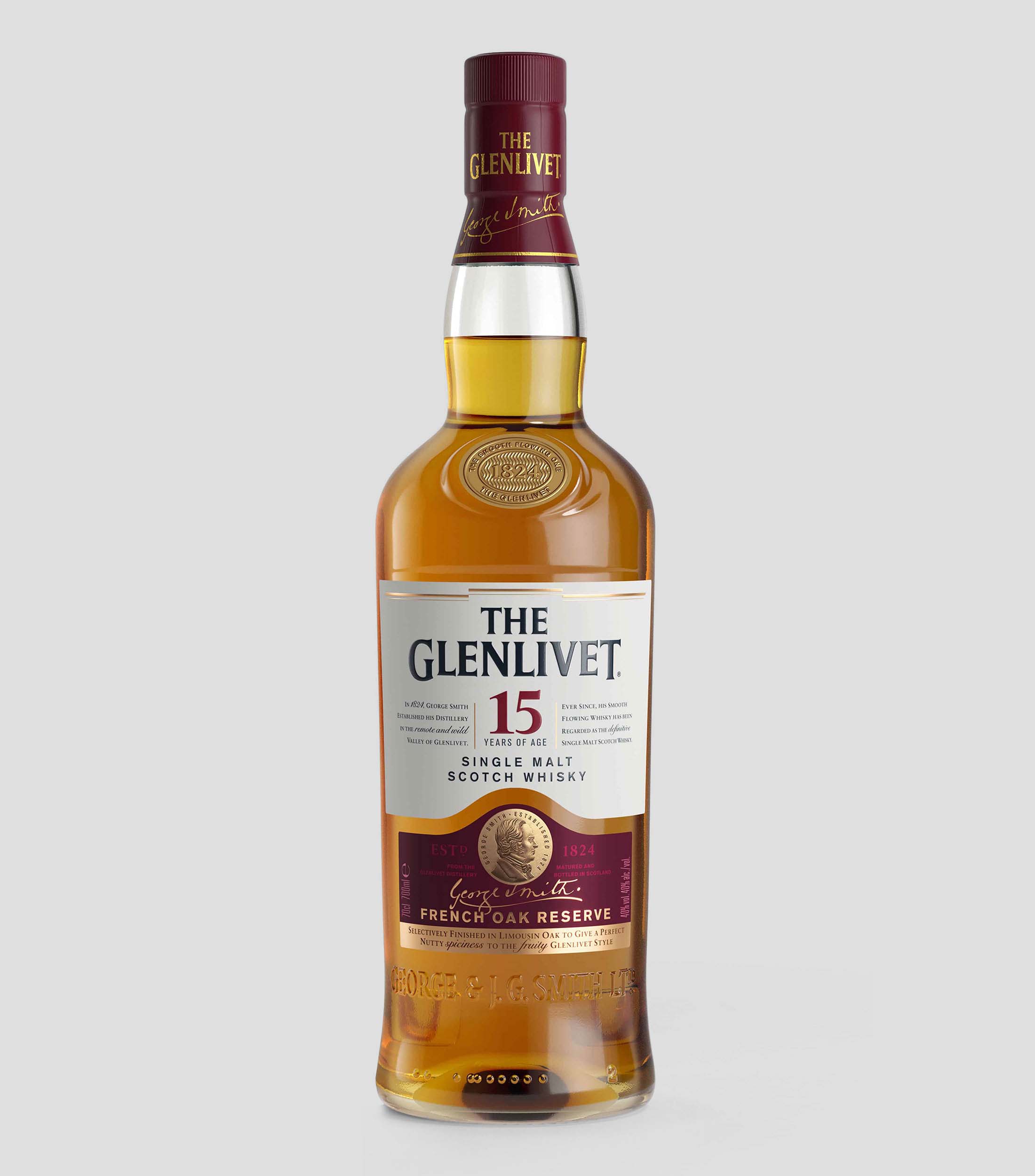 Whisky The Glenlivet 15 Años, 700 ml