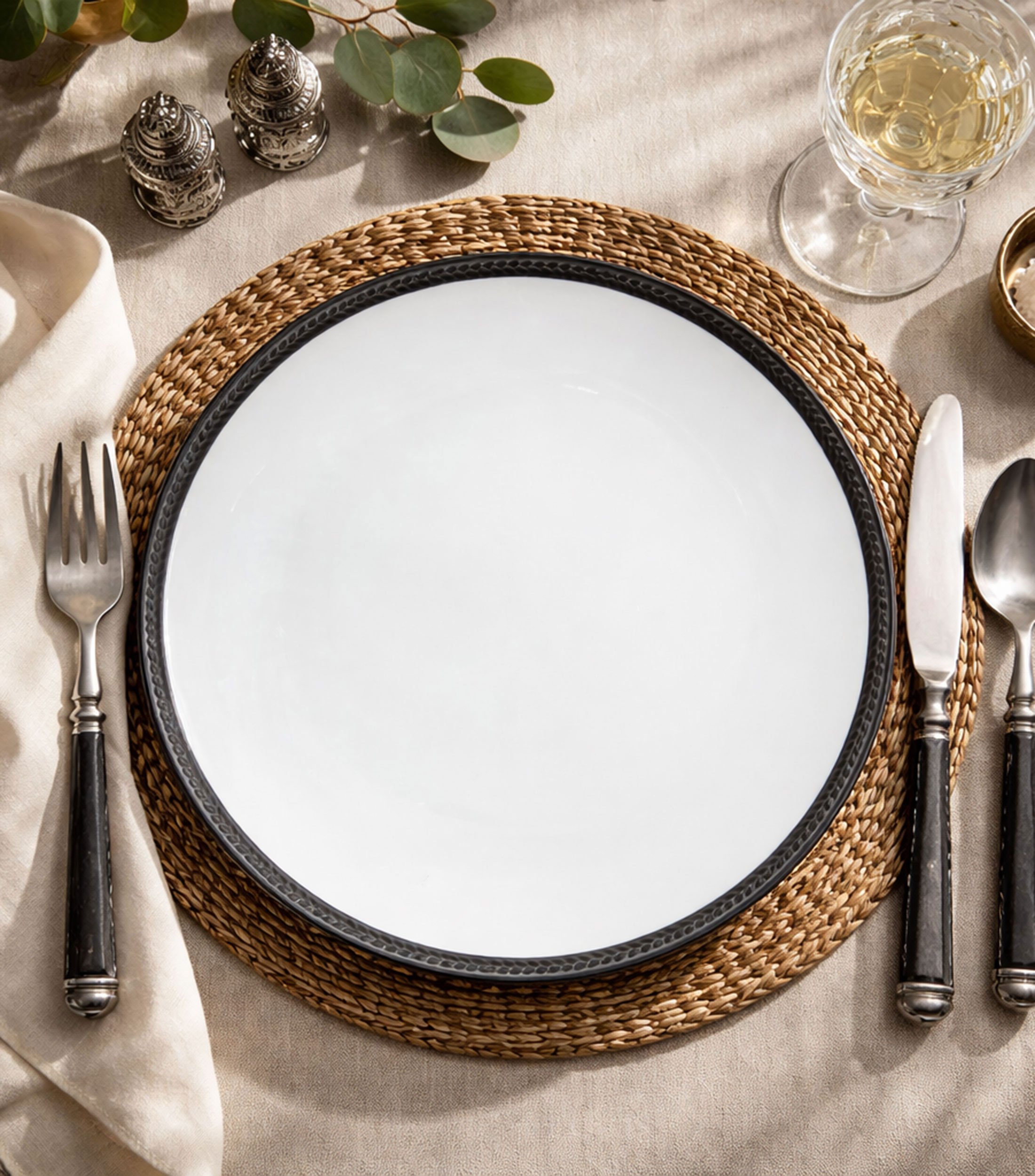 Plato Trinche Soie Tressee Black