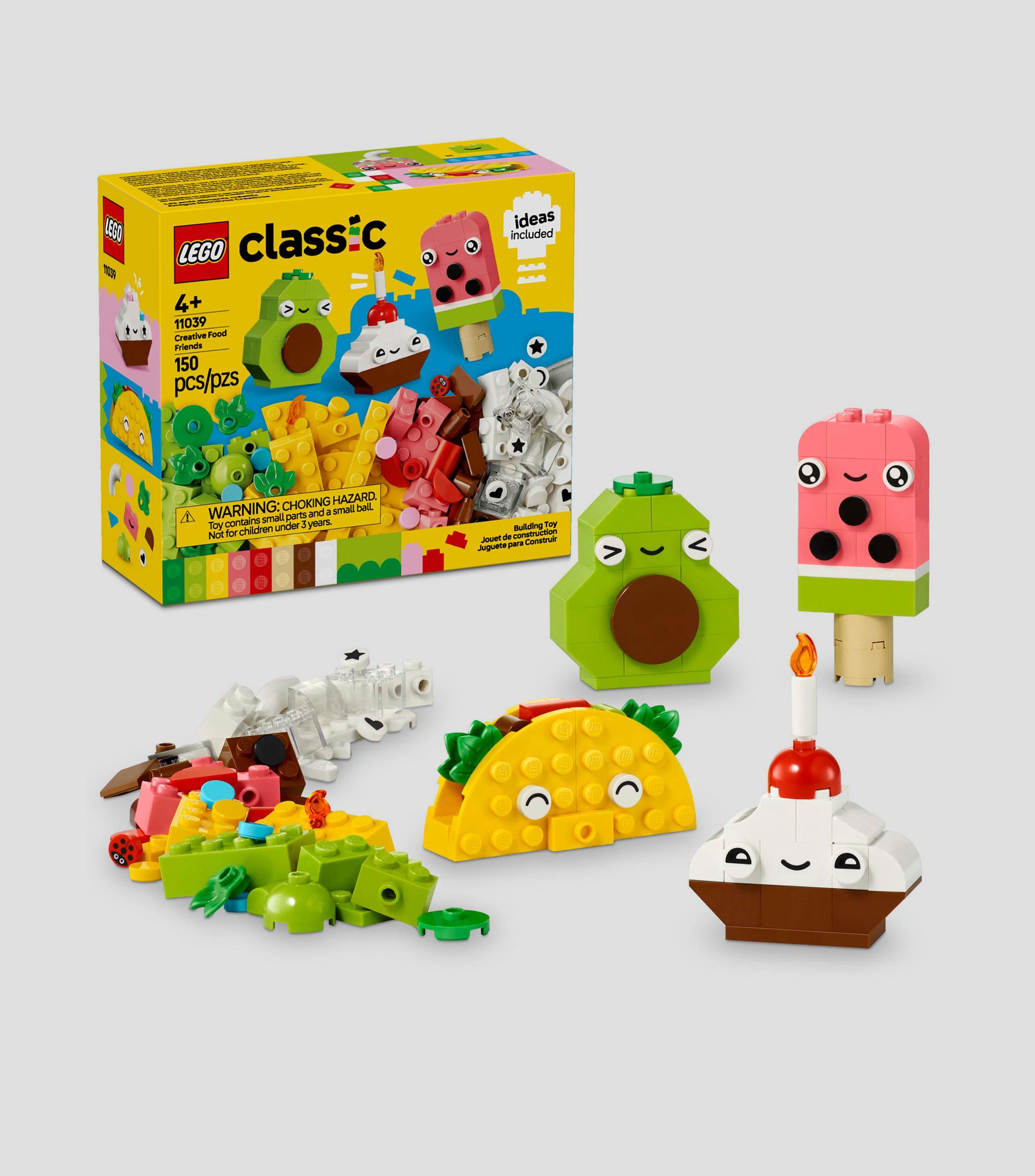 Lego Classic Amigos Nutritivos Creativos Juguete 11039