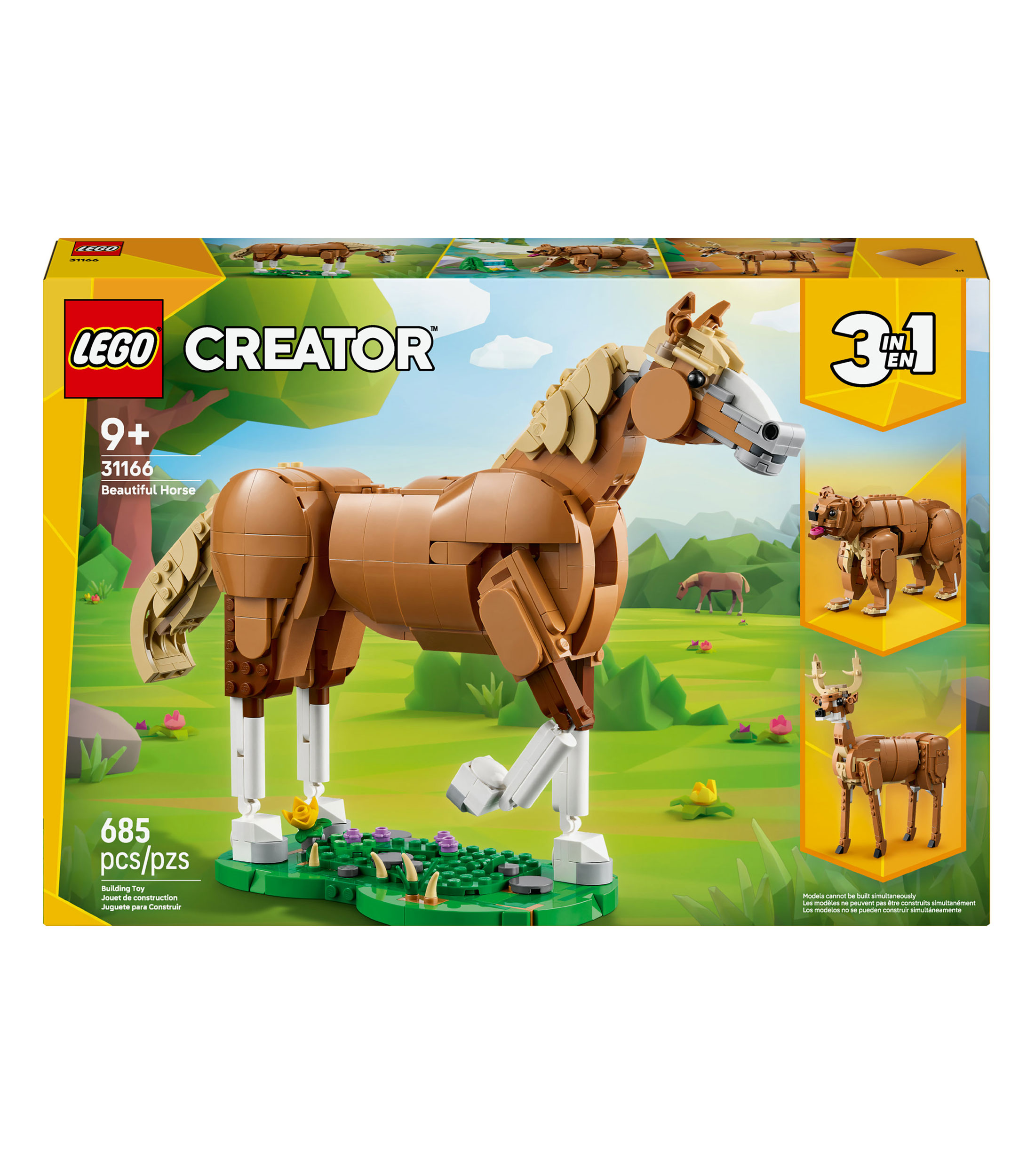 Lego Creator 3 en 1 Caballo Noble 31166